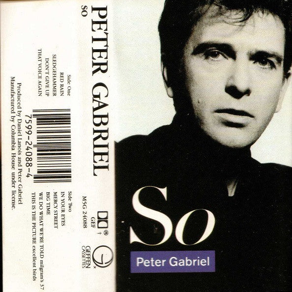 Peter Gabriel - So (Cass, Album, Club) (Very Good (VG))