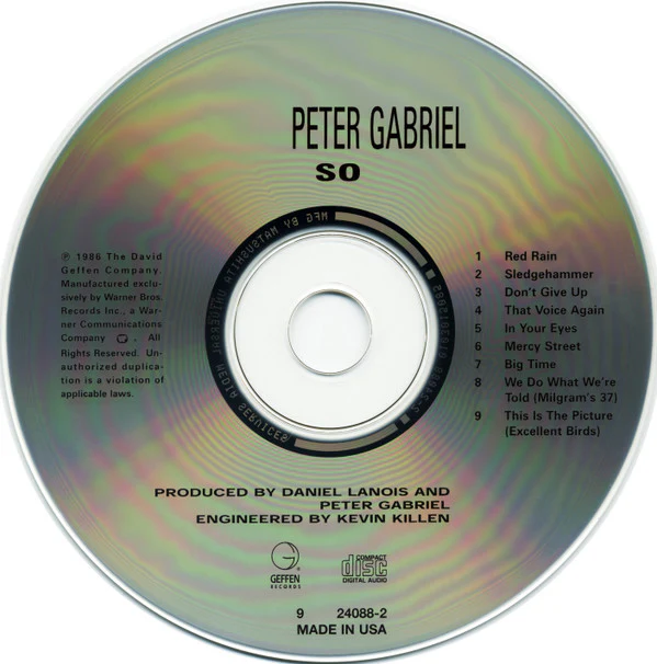 Peter Gabriel - So (CD, Album, RE, Mat) (Near Mint (NM or M-)) - Image 3