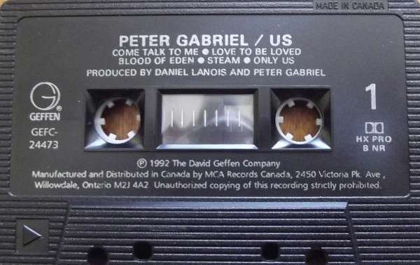 Peter Gabriel - Us (Cass, Album) (Very Good (VG)) - Image 3