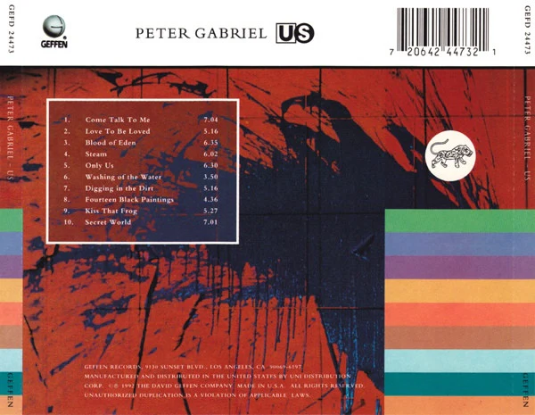 Peter Gabriel - Us (CD, Album, Promo) (Near Mint (NM or M-)) - Image 3