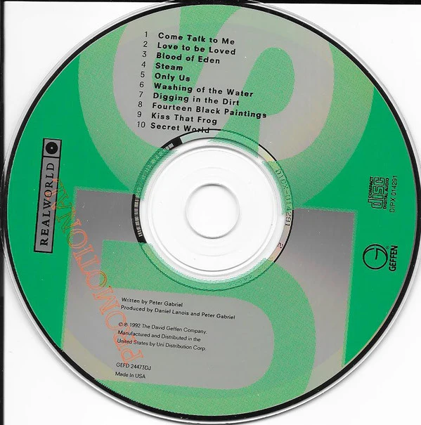 Peter Gabriel - Us (CD, Album, Promo) (Near Mint (NM or M-)) - Image 4