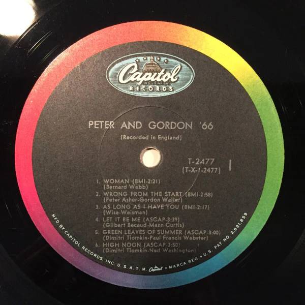 Peter & Gordon - Woman (LP, Album, Mono, Scr) (Very Good Plus (VG+)) - Image 3
