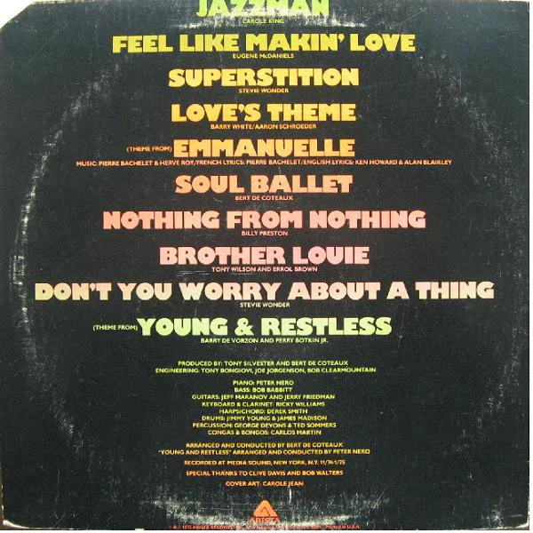 Peter Nero - Disco, Dance And Love Themes Of The 70's (LP, Album) (Mint (M)) - Image 2