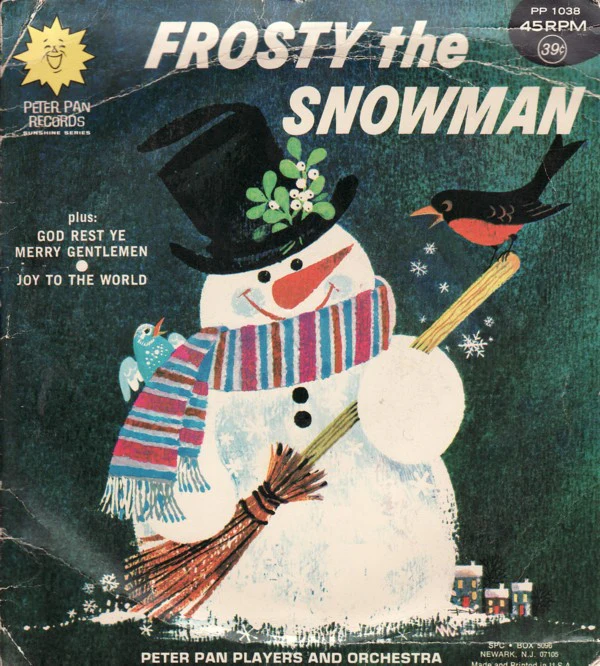 Peter Pan Players And Orchestra - Frosty The Snowman (7") (Mint (M))