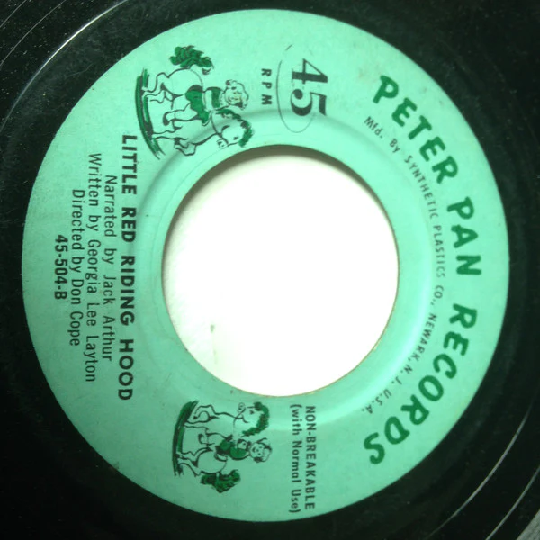 Peter Pan Players And Orchestra - Little Red Riding Hood (7", Non) (Very Good (VG)) - Image 2