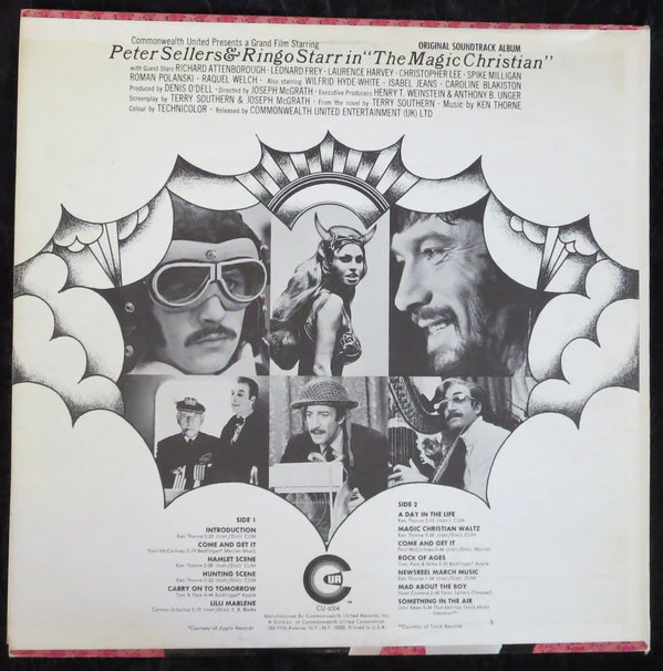 Peter Sellers & Ringo Starr - The Magic Christian (Original Sound Track) (LP) (Very Good Plus (VG+)) - Image 3