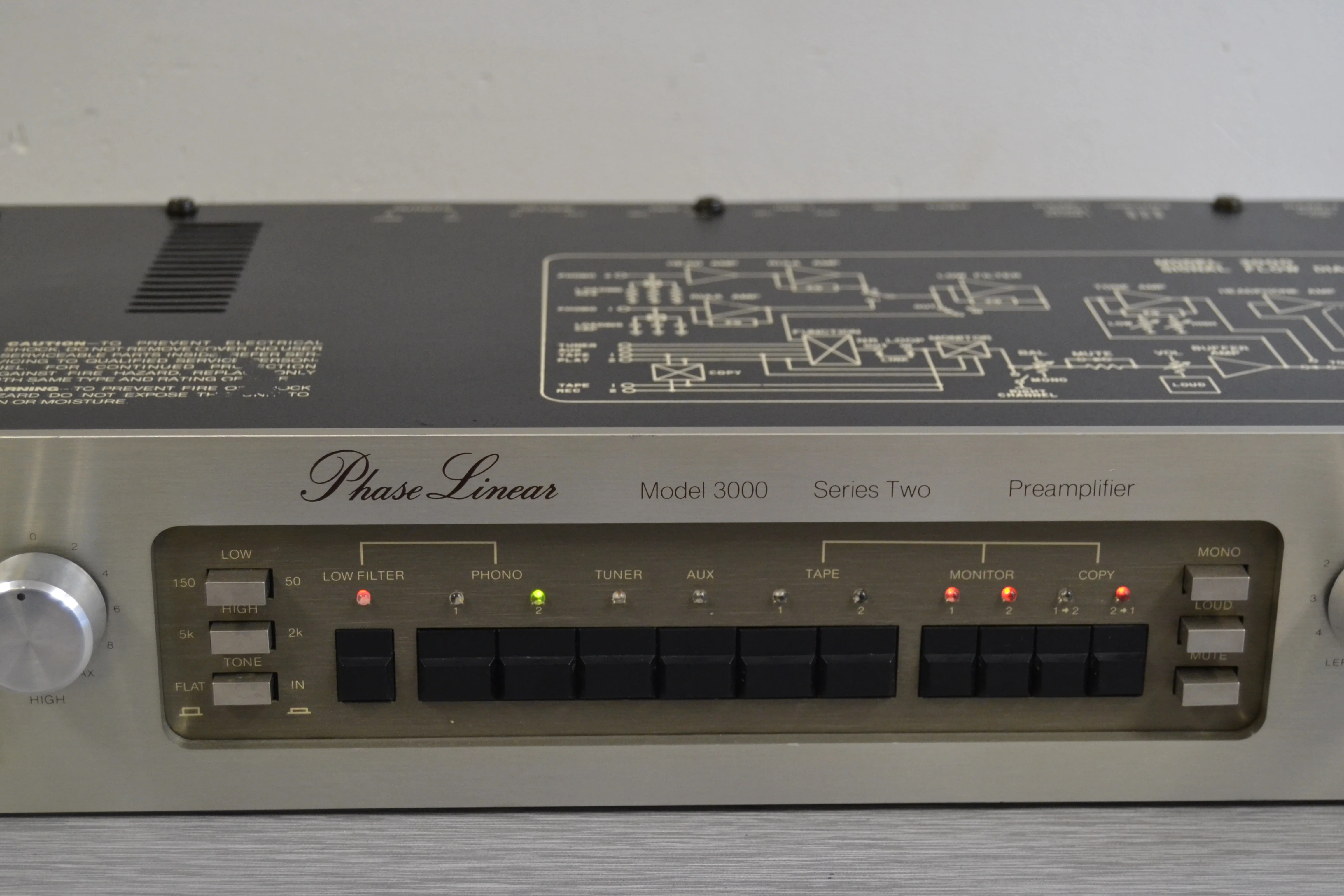 Phase Linear Model 3000 MKII Stereo Preamplifier - Image 3