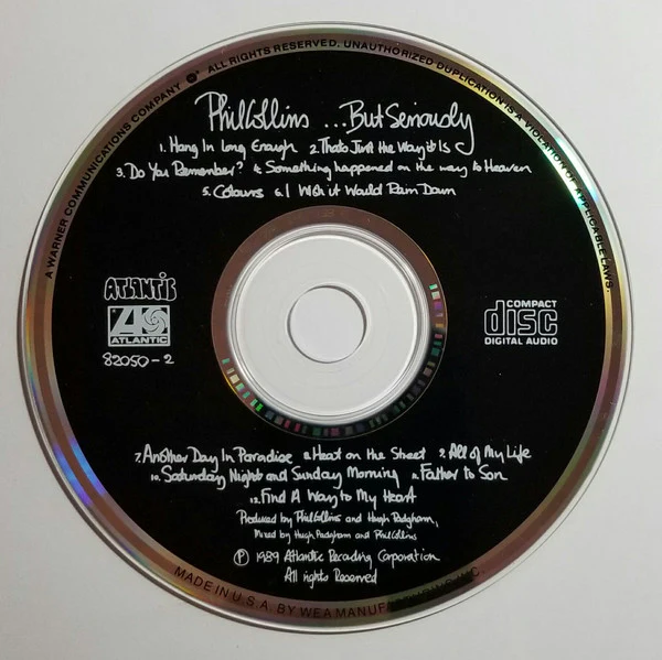 Phil Collins - ...But Seriously (CD, Album, RE) (Near Mint (NM or M-)) - Image 3