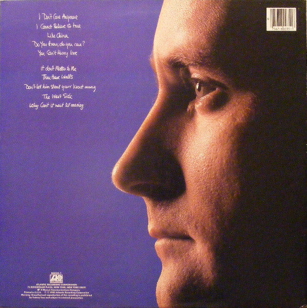 Phil Collins - Hello, I Must Be Going! (LP, Album, Gat) (Very Good Plus (VG+)) - Image 2