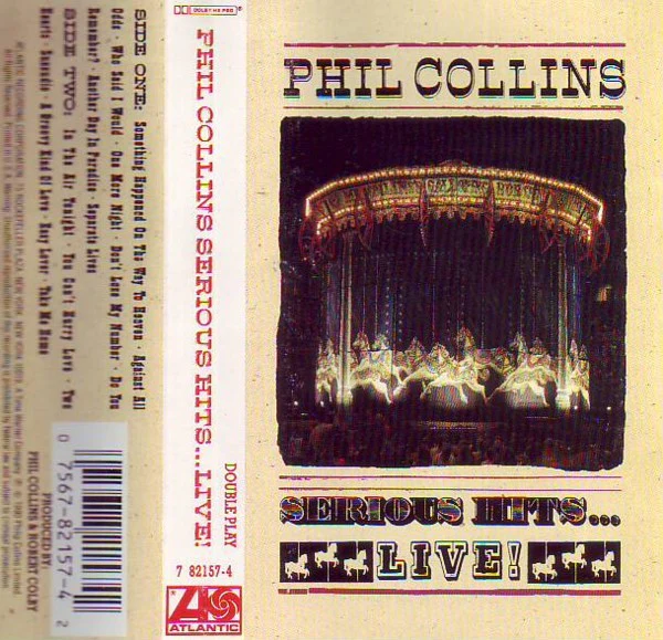 Phil Collins - Serious Hits...Live! (Cass, Album) (Near Mint (NM or M-))