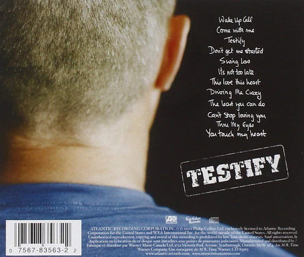 Phil Collins - Testify (CD, Album) (Near Mint (NM or M-)) - Image 2