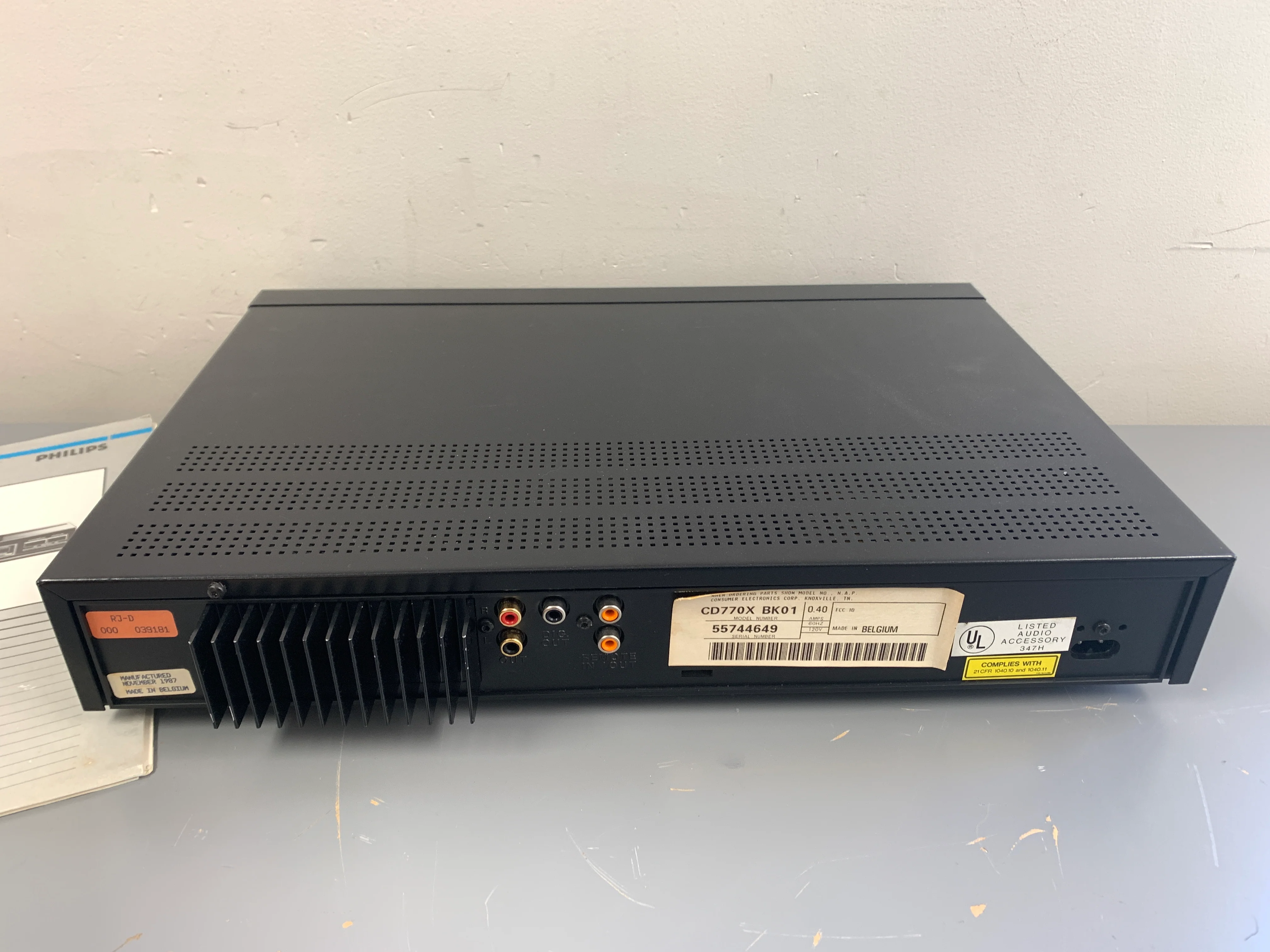 Philips CD770 Single CD Player - Image 12