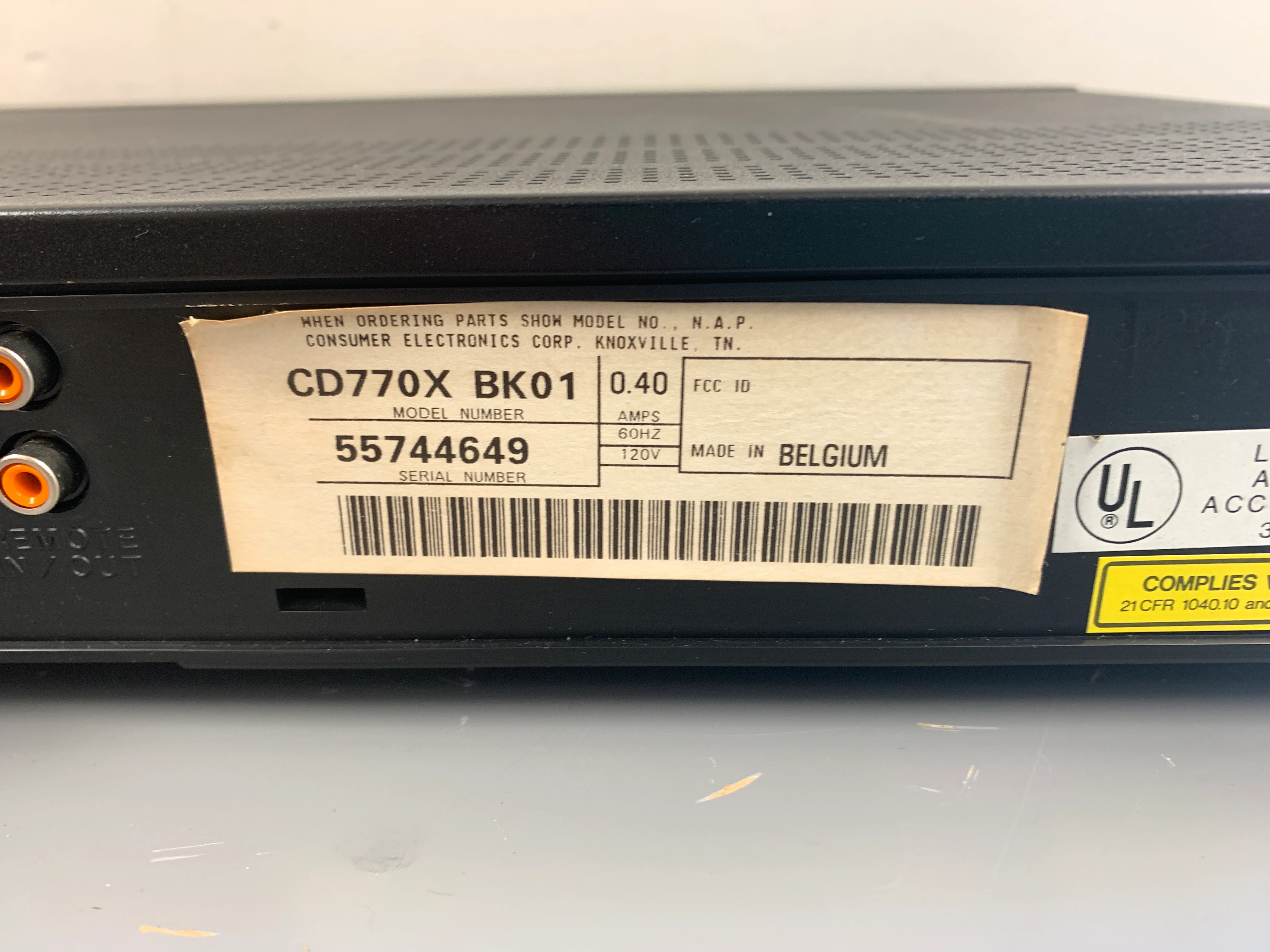 Philips CD770 Single CD Player - Image 15