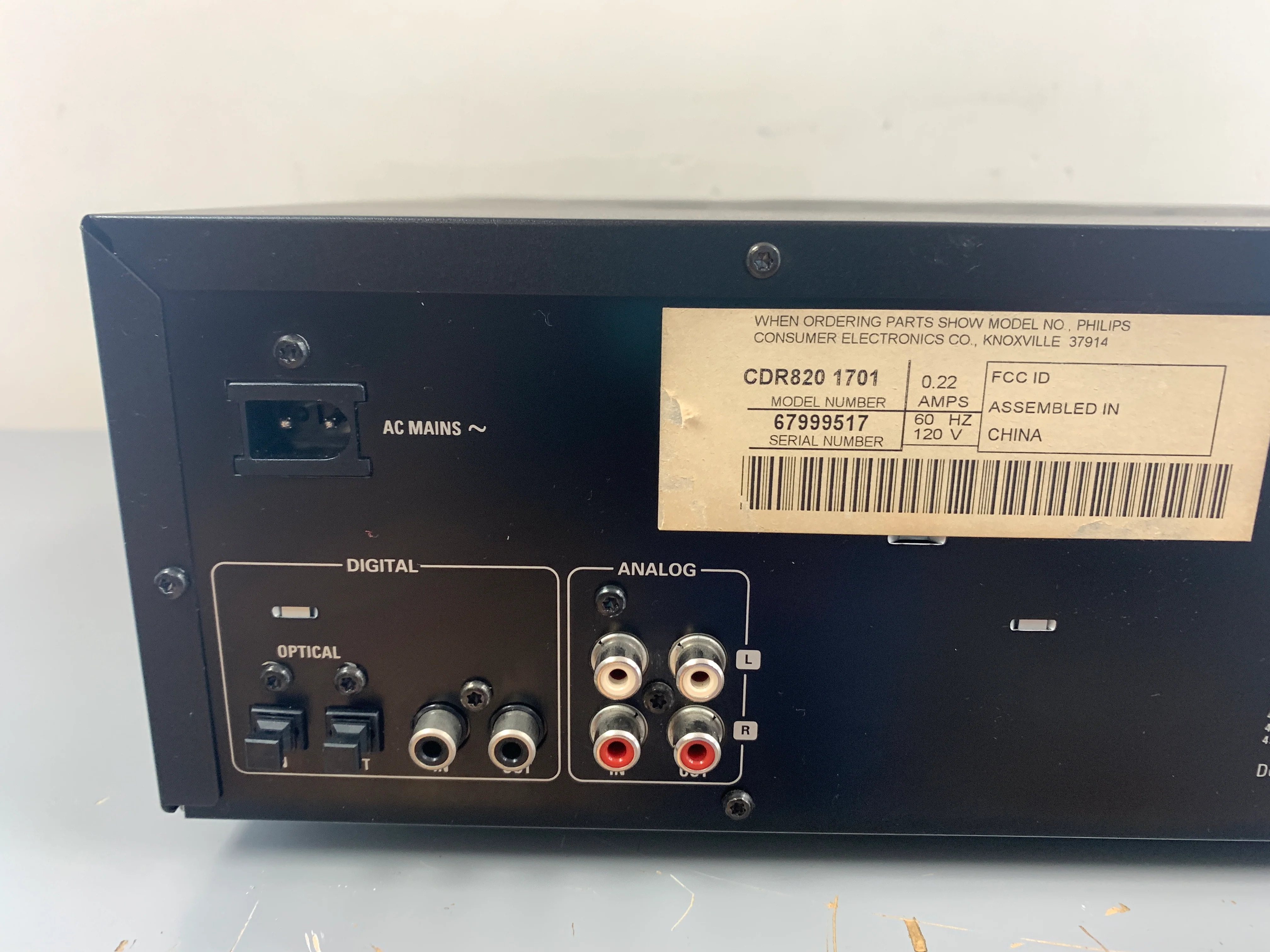 Philips CDR-820 Cd Recorder and CD Changer * Manual * Box - Image 8