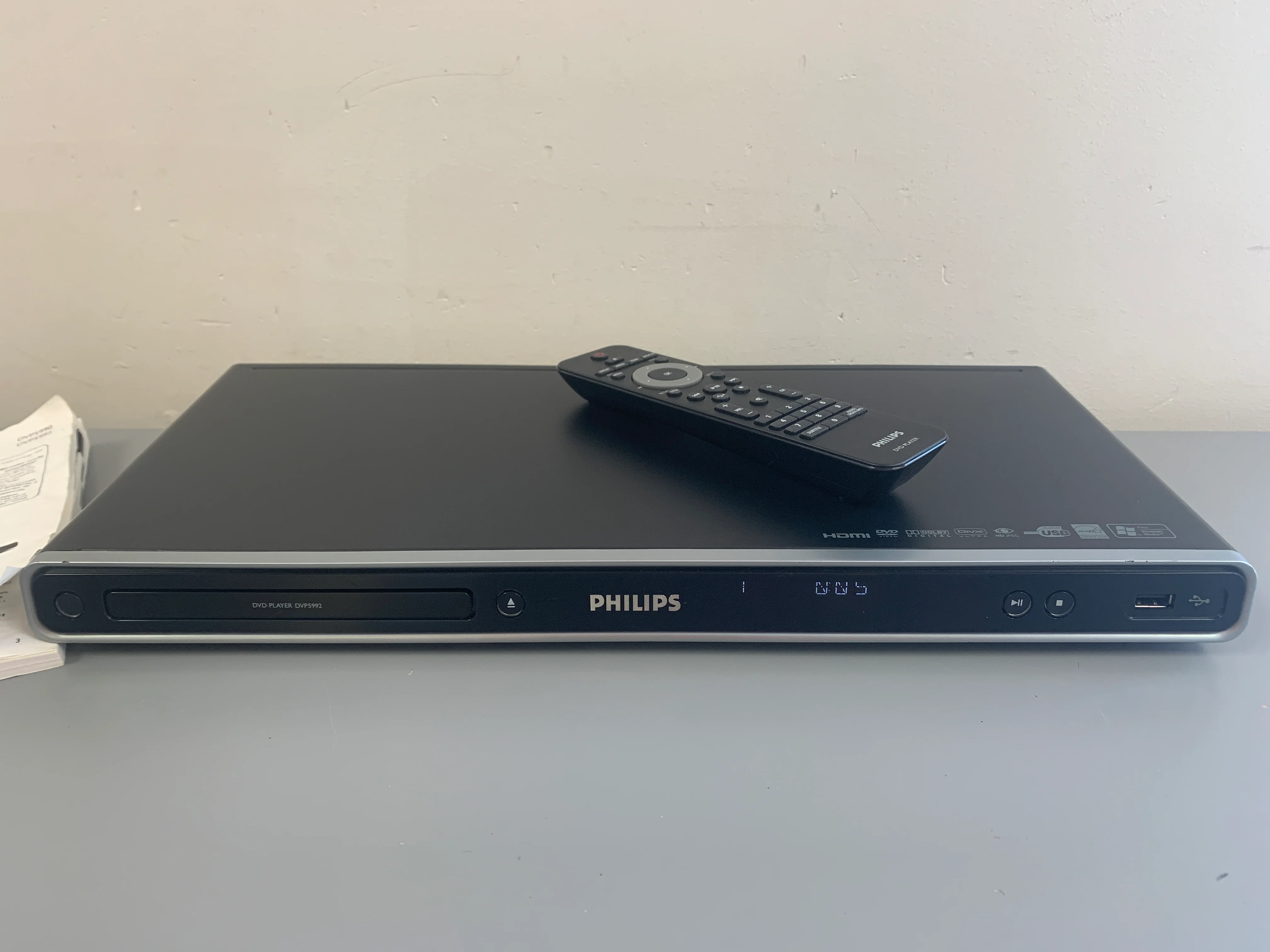 Philips DVP5992 DVD Player * Remote * Manual