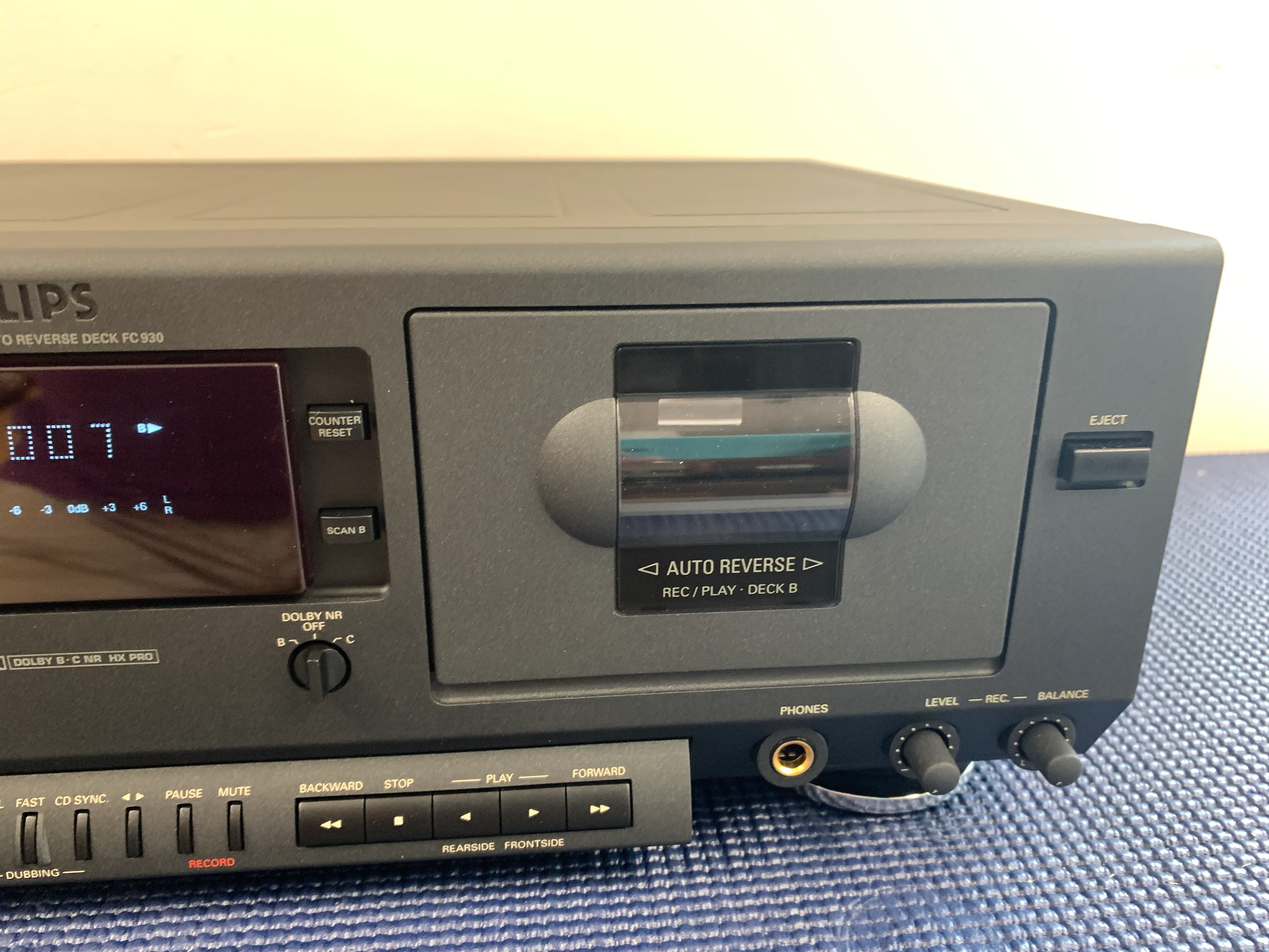 Philips FC-930 Double Cassette Deck * Manual - Image 4