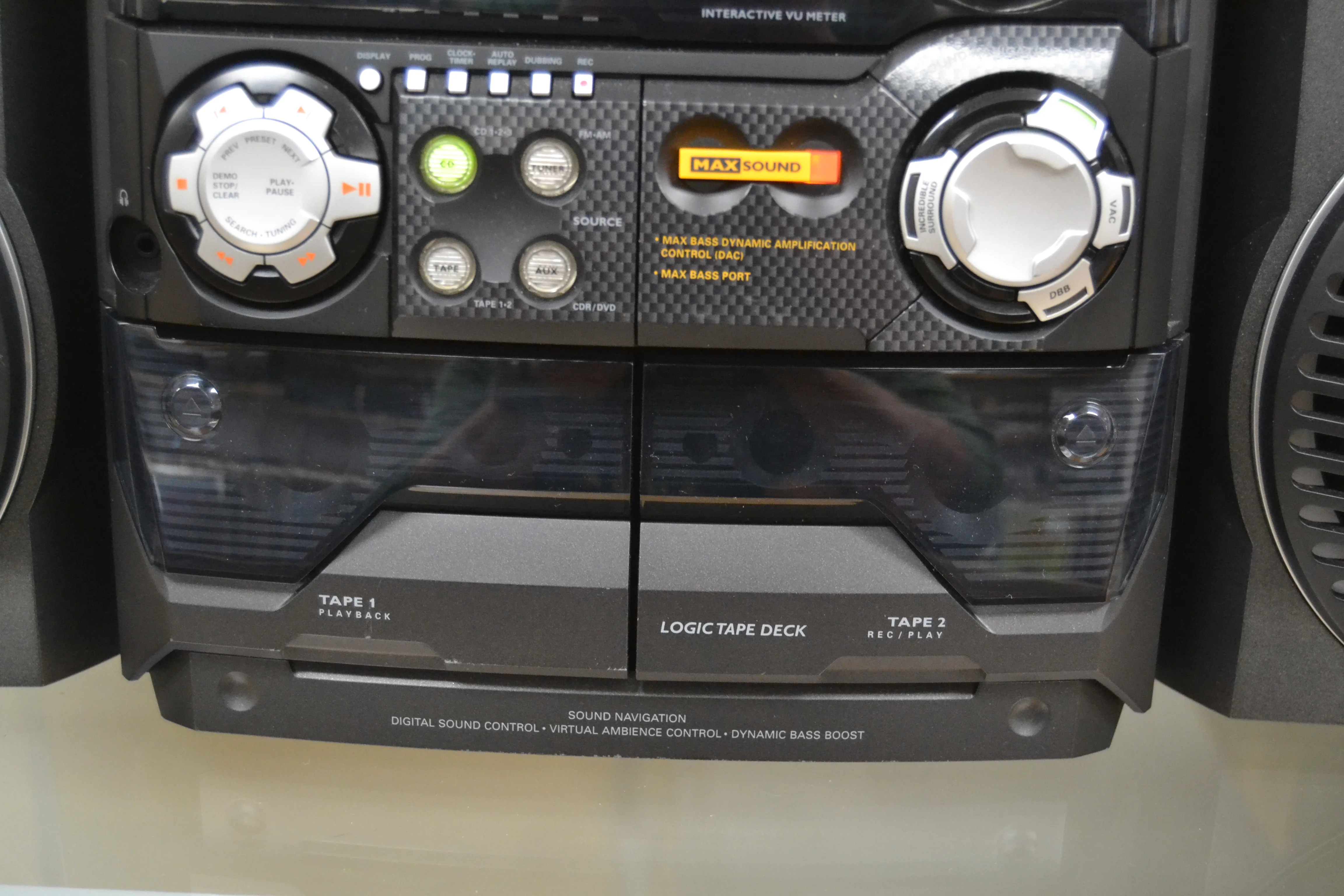 Philips FW-C555 Complete Music System Midi Size * Cd Changer * Radio * Cassette * Remote & Manual - Image 4