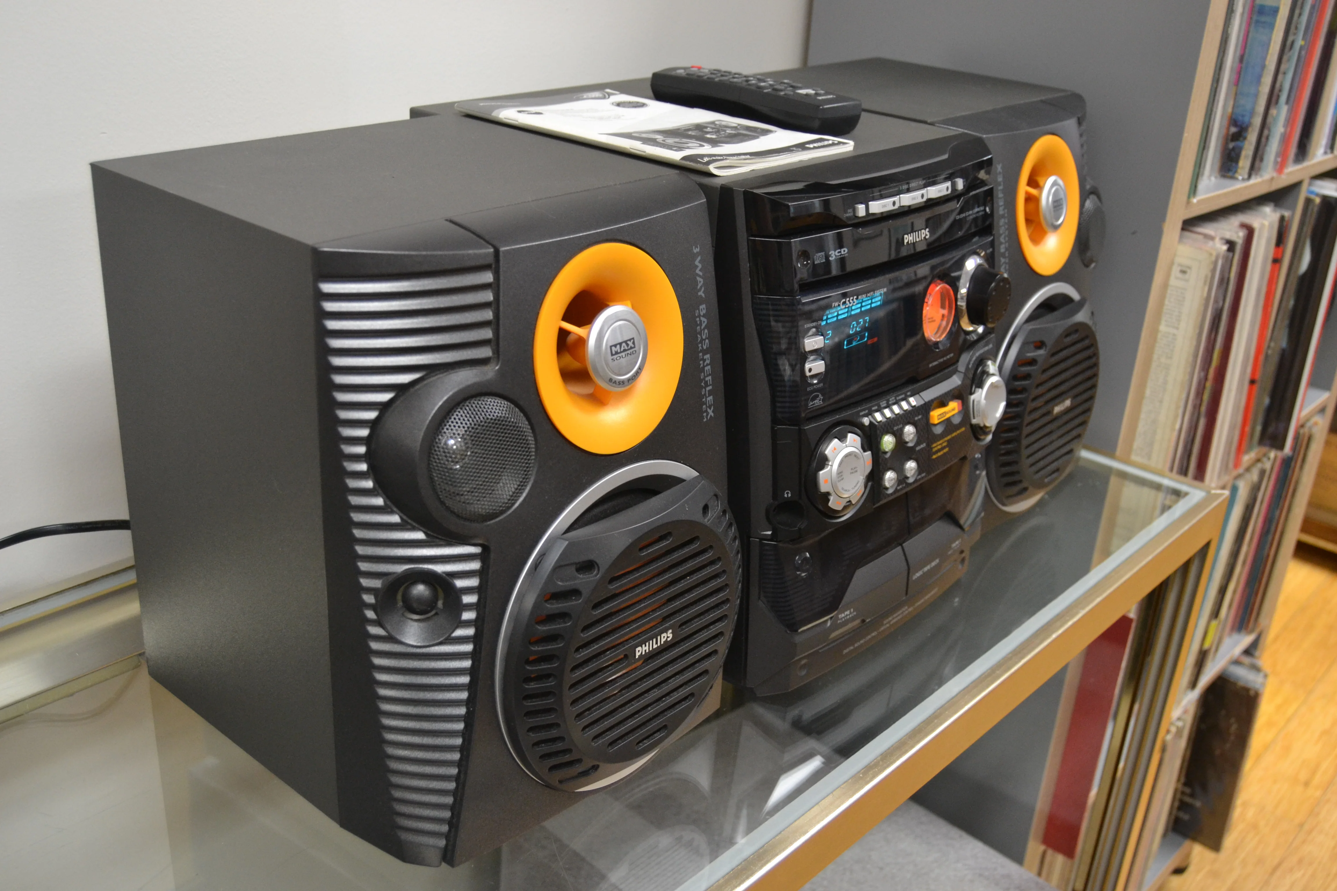 Philips FW-C555 Complete Music System Midi Size * Cd Changer * Radio * Cassette * Remote & Manual - Image 9