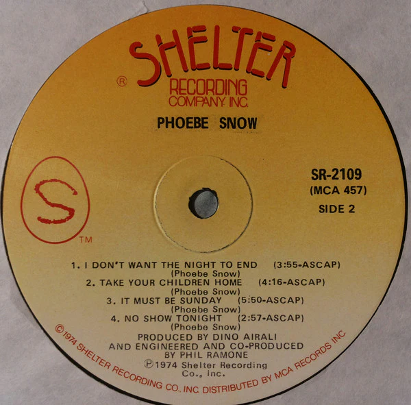 Phoebe Snow - Phoebe Snow (LP, Album, Glo) (Very Good Plus (VG+)) - Image 4