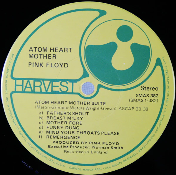 Pink Floyd - Atom Heart Mother (LP, Album, RE, RP, Jac) (Very Good Plus (VG+)) - Image 4