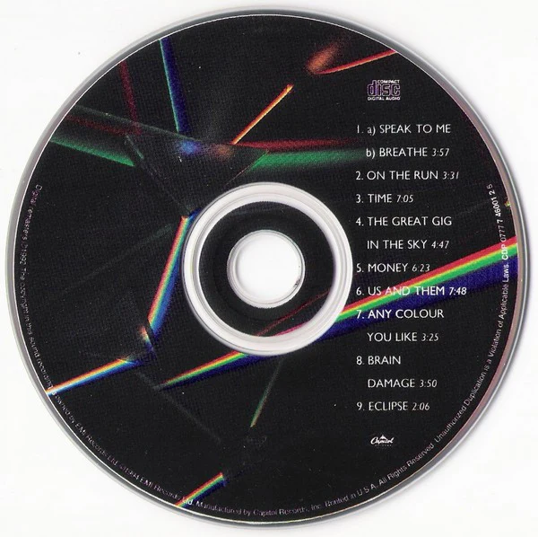 Pink Floyd - Dark Side Of The Moon (CD, Album, RE, RM) (Very Good Plus (VG+)) - Image 3