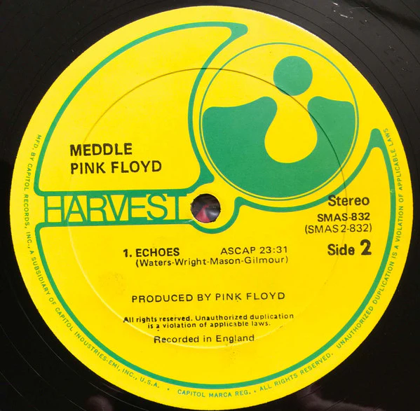 Pink Floyd - Meddle (LP, Album, RE, Gat) (Very Good Plus (VG+)) - Image 4