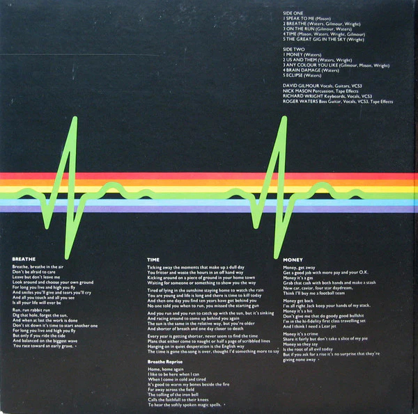 Pink Floyd - The Dark Side Of The Moon (LP, Album, Win) (Very Good Plus (VG+)) - Image 2