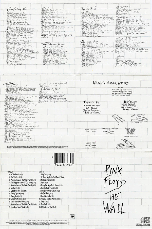 Pink Floyd - The Wall (2xCD, Album, RE) (Very Good Plus (VG+)) - Image 5