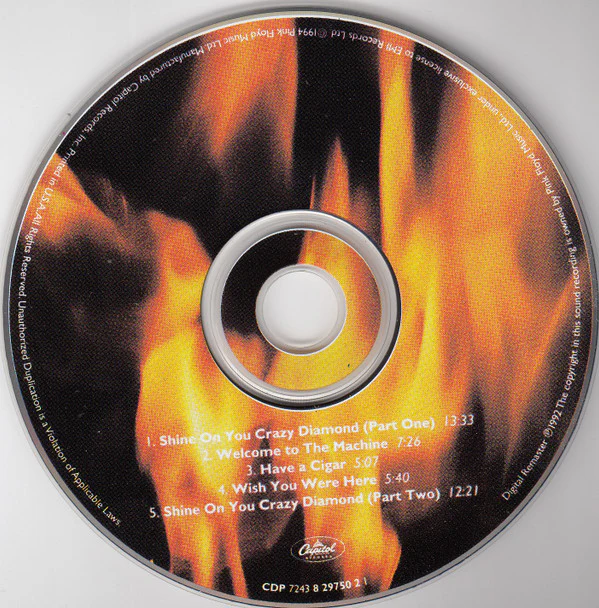 Pink Floyd - Wish You Were Here (CD, Album, RE, RM) (Very Good Plus (VG+)) - Image 3