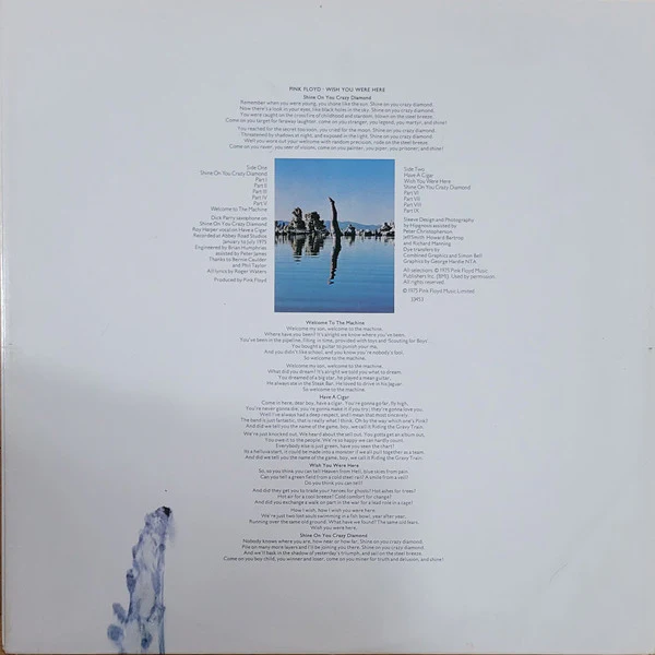 Pink Floyd - Wish You Were Here (LP, Album, RE, San) (Very Good Plus (VG+)) - Image 4