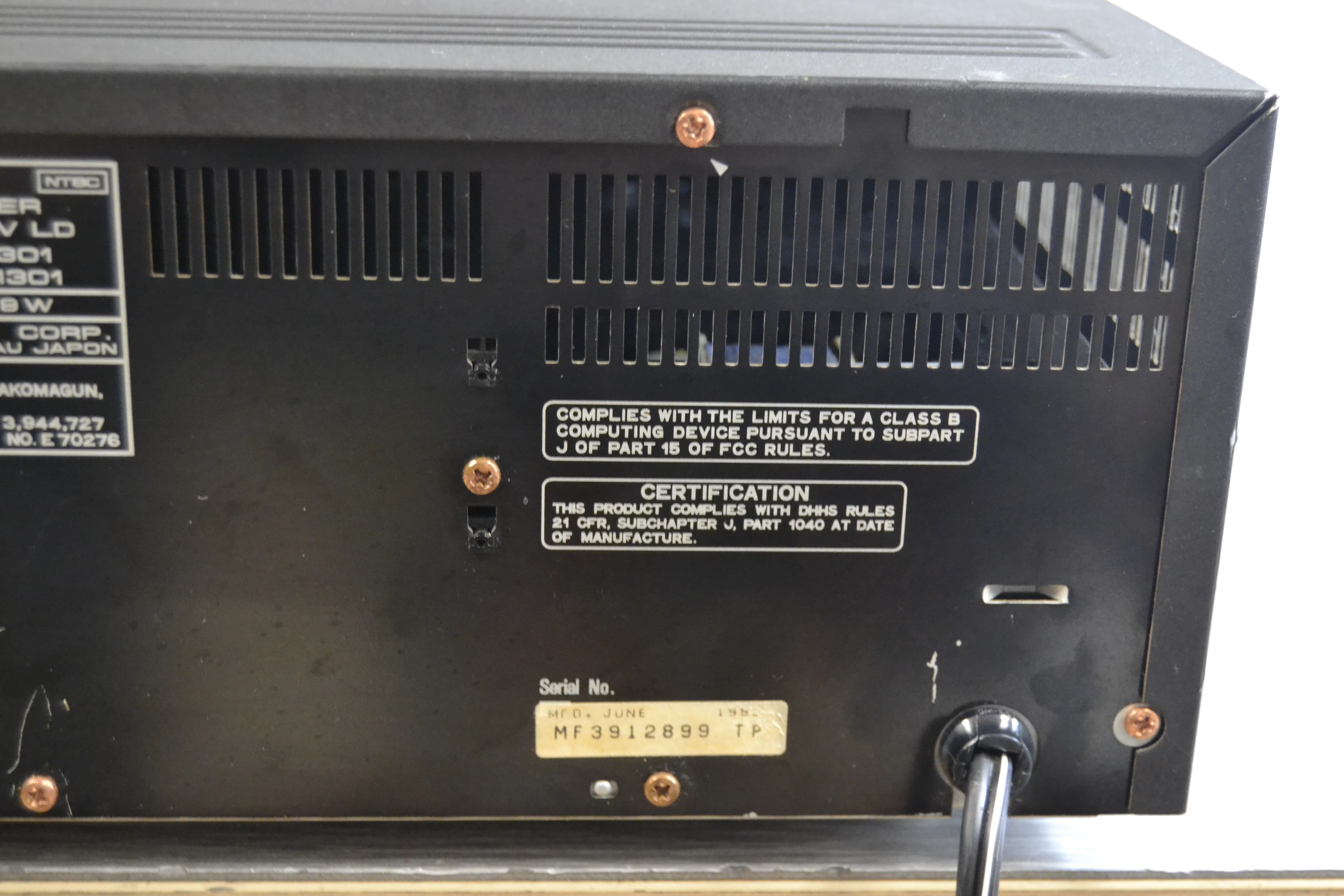 Pioneer CLD-M301 Laserdisc Player * Remote Control - Image 16