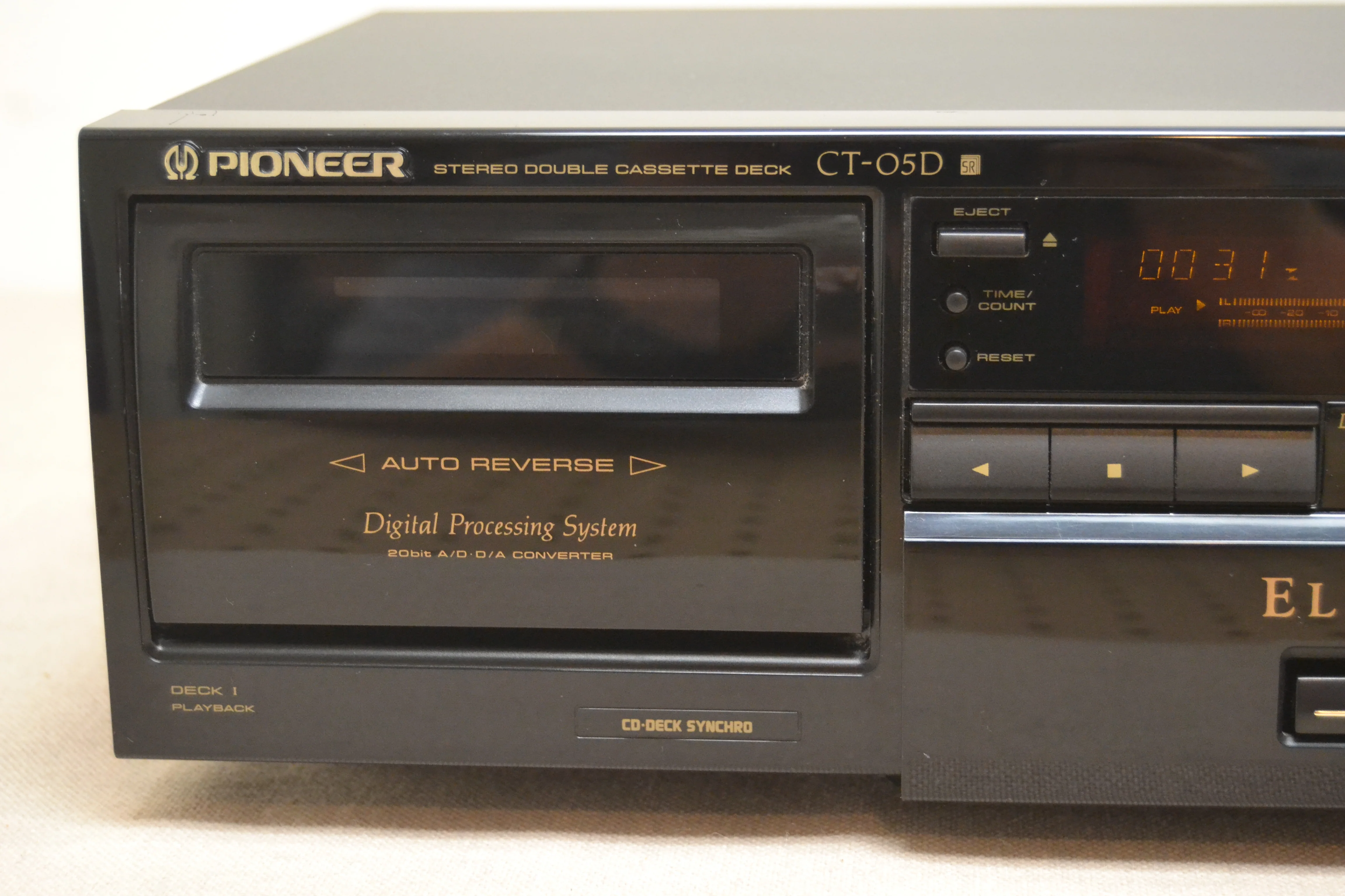 Pioneer CT-05D ELITE Double Cassette Deck * Fully Serviced * New Belts - Image 2