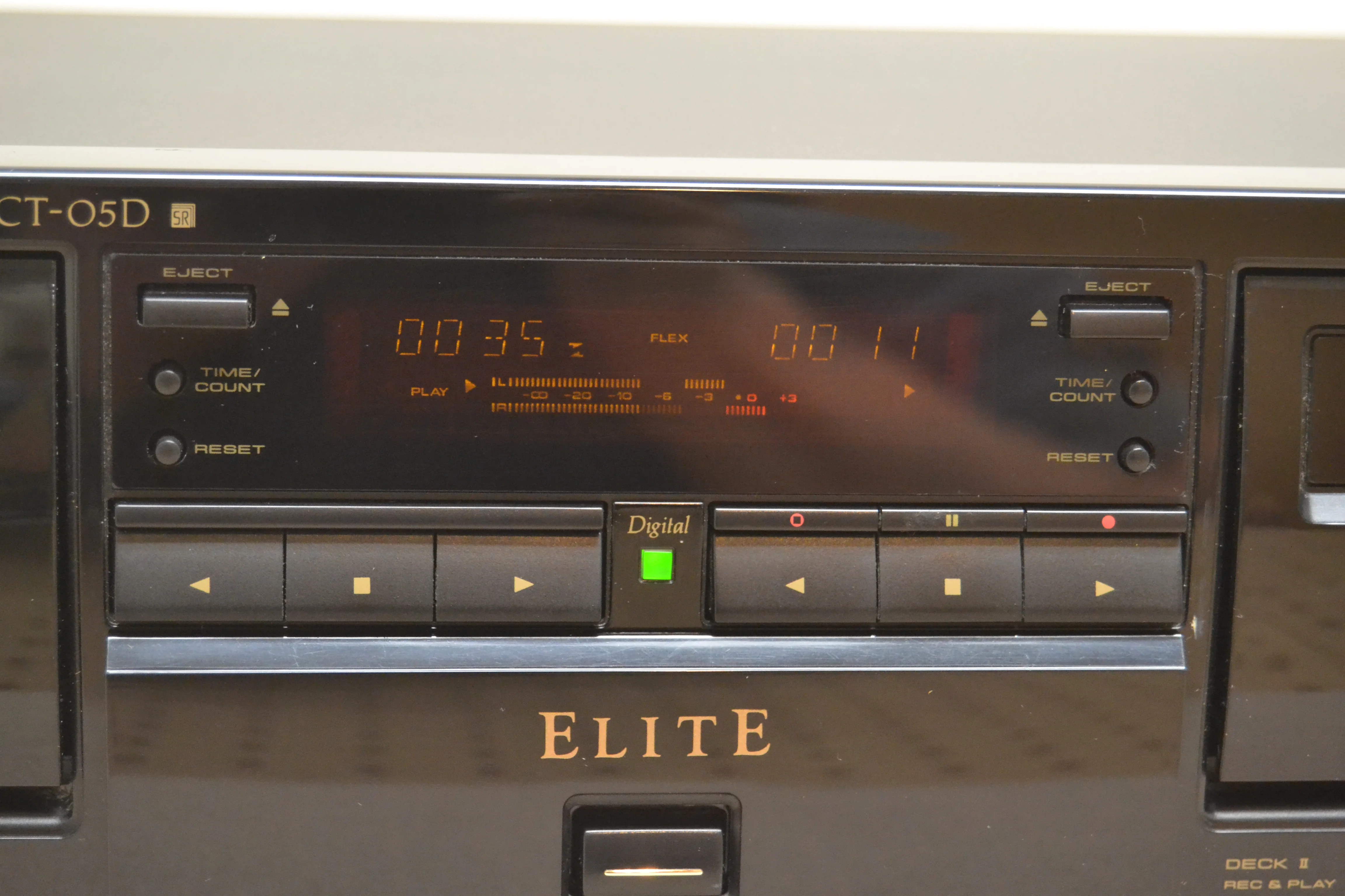 Pioneer CT-05D ELITE Double Cassette Deck * Fully Serviced * New Belts - Image 3