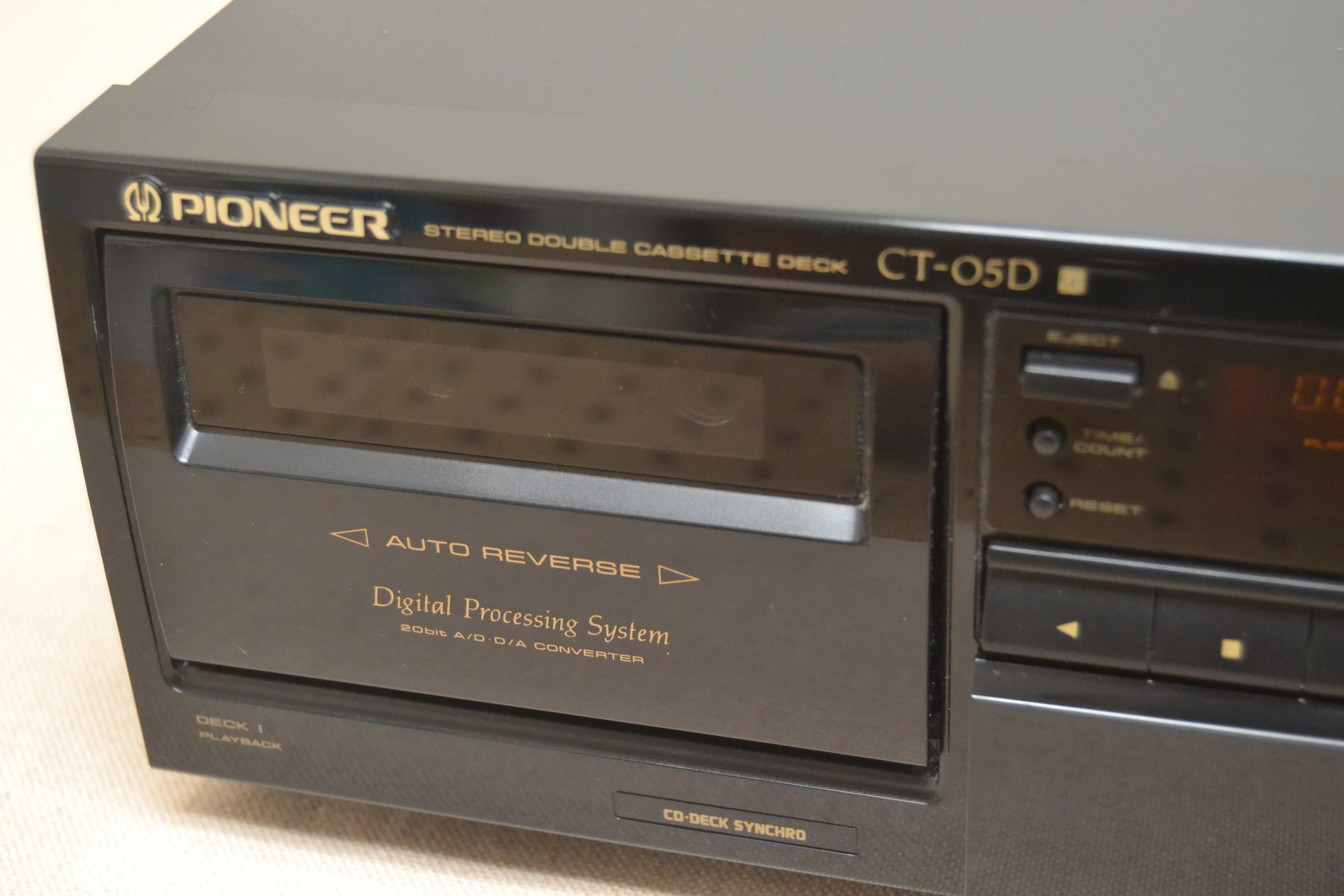 Pioneer CT-05D ELITE Double Cassette Deck * Fully Serviced * New Belts - Image 7