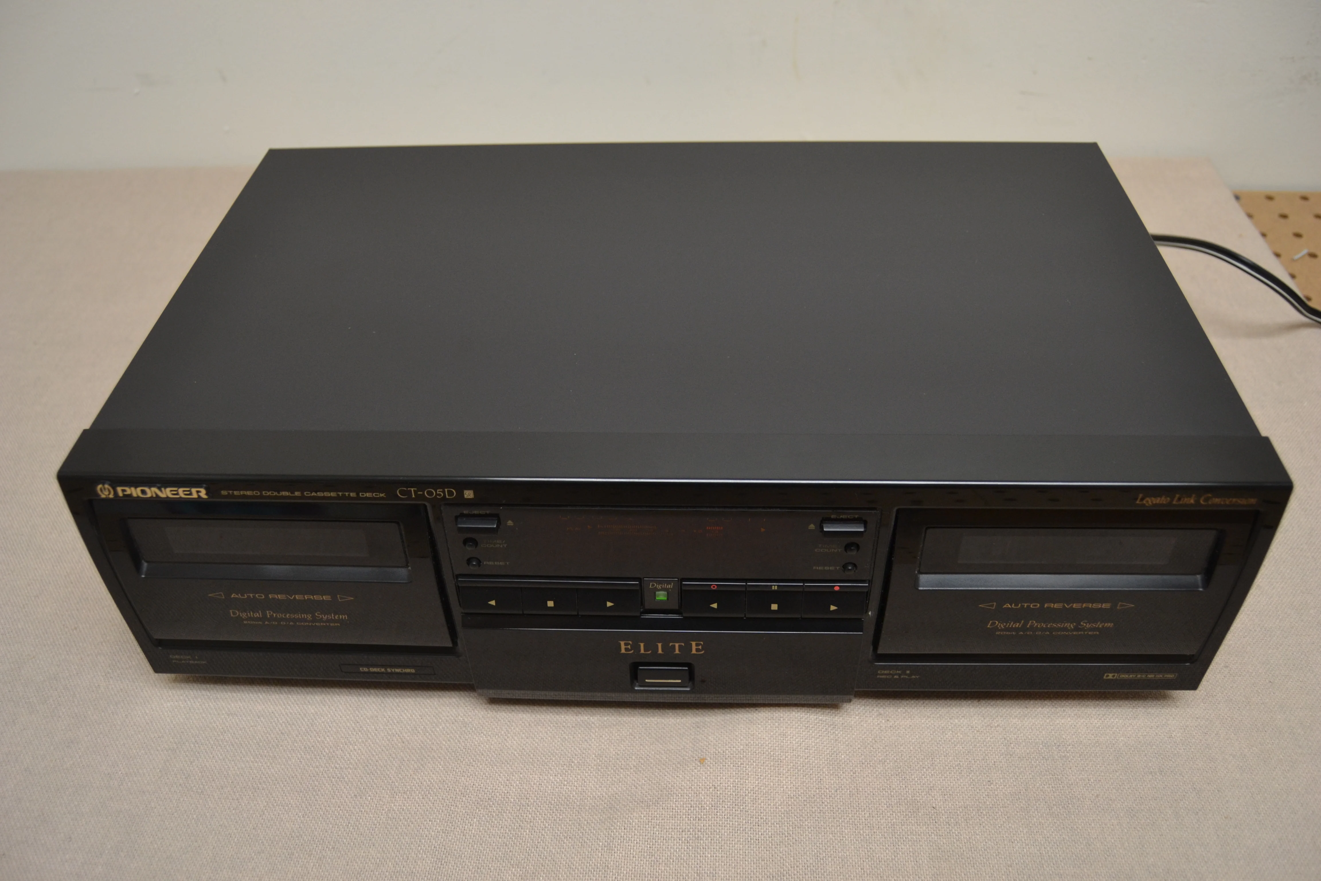 Pioneer CT-05D ELITE Double Cassette Deck * Fully Serviced * New Belts - Image 8