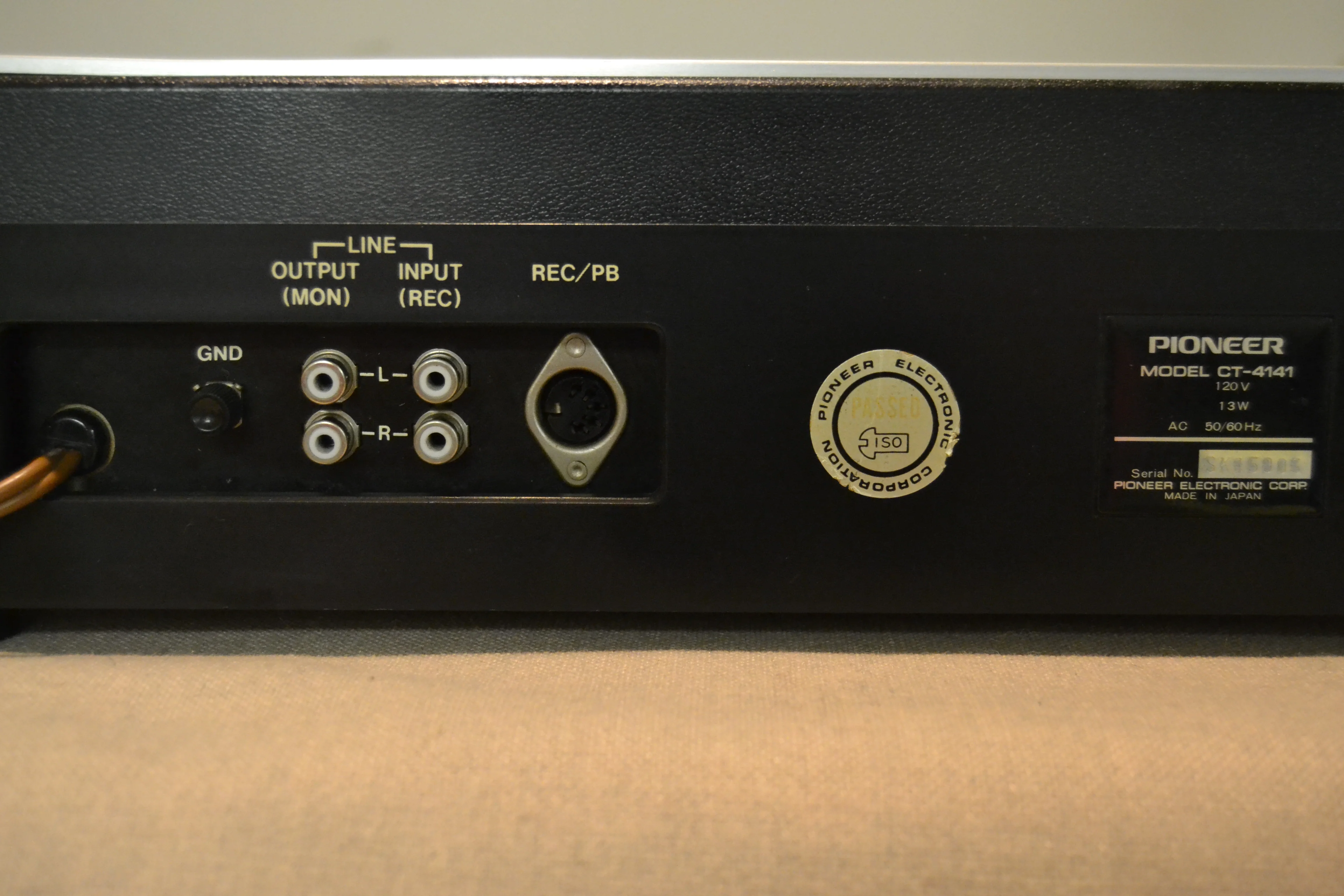 Pioneer CT-4141 Stereo Cassette Tape Deck (1972-77) 8 Fully Serviced * New Belts - Image 10