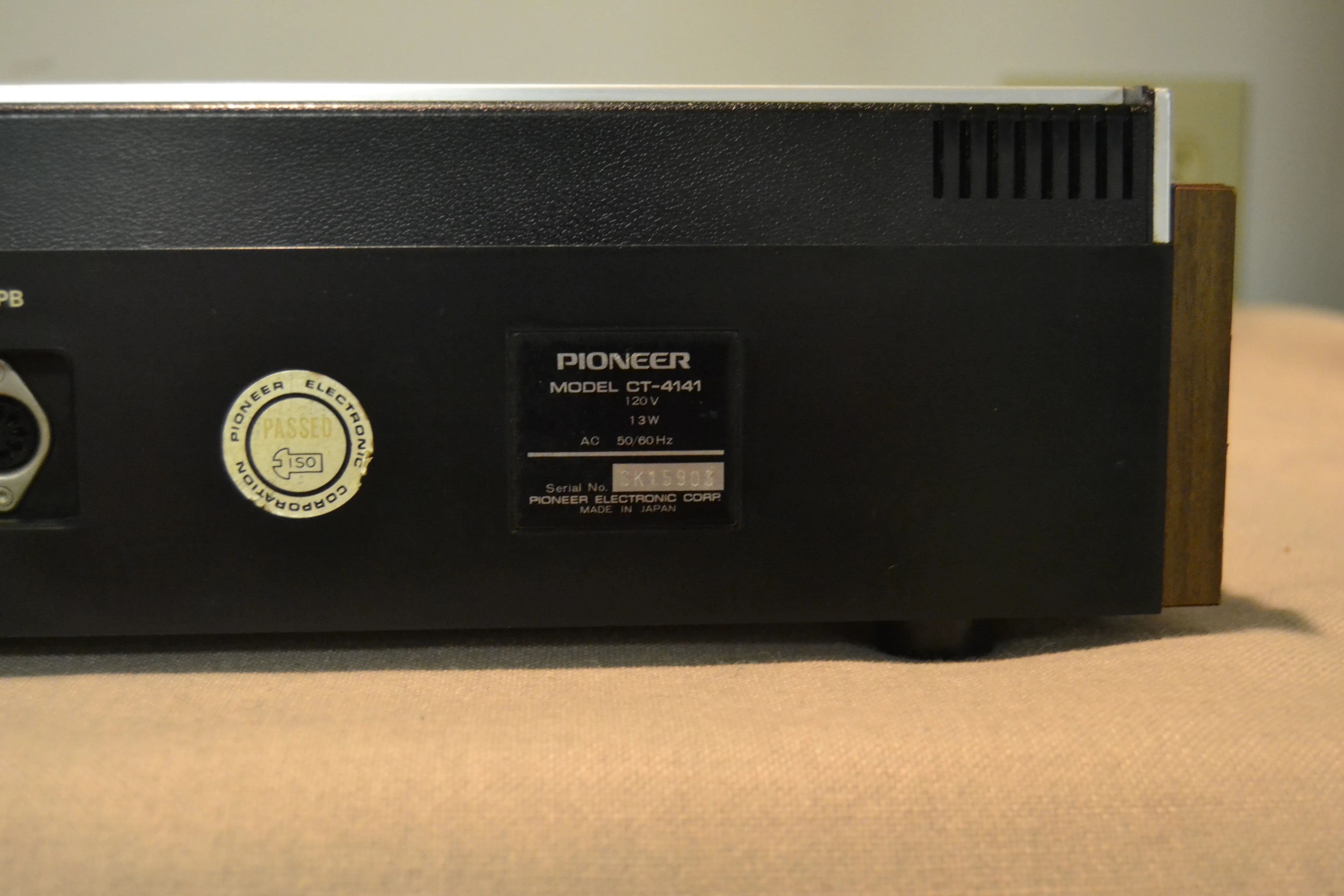 Pioneer CT-4141 Stereo Cassette Tape Deck (1972-77) 8 Fully Serviced * New Belts - Image 11