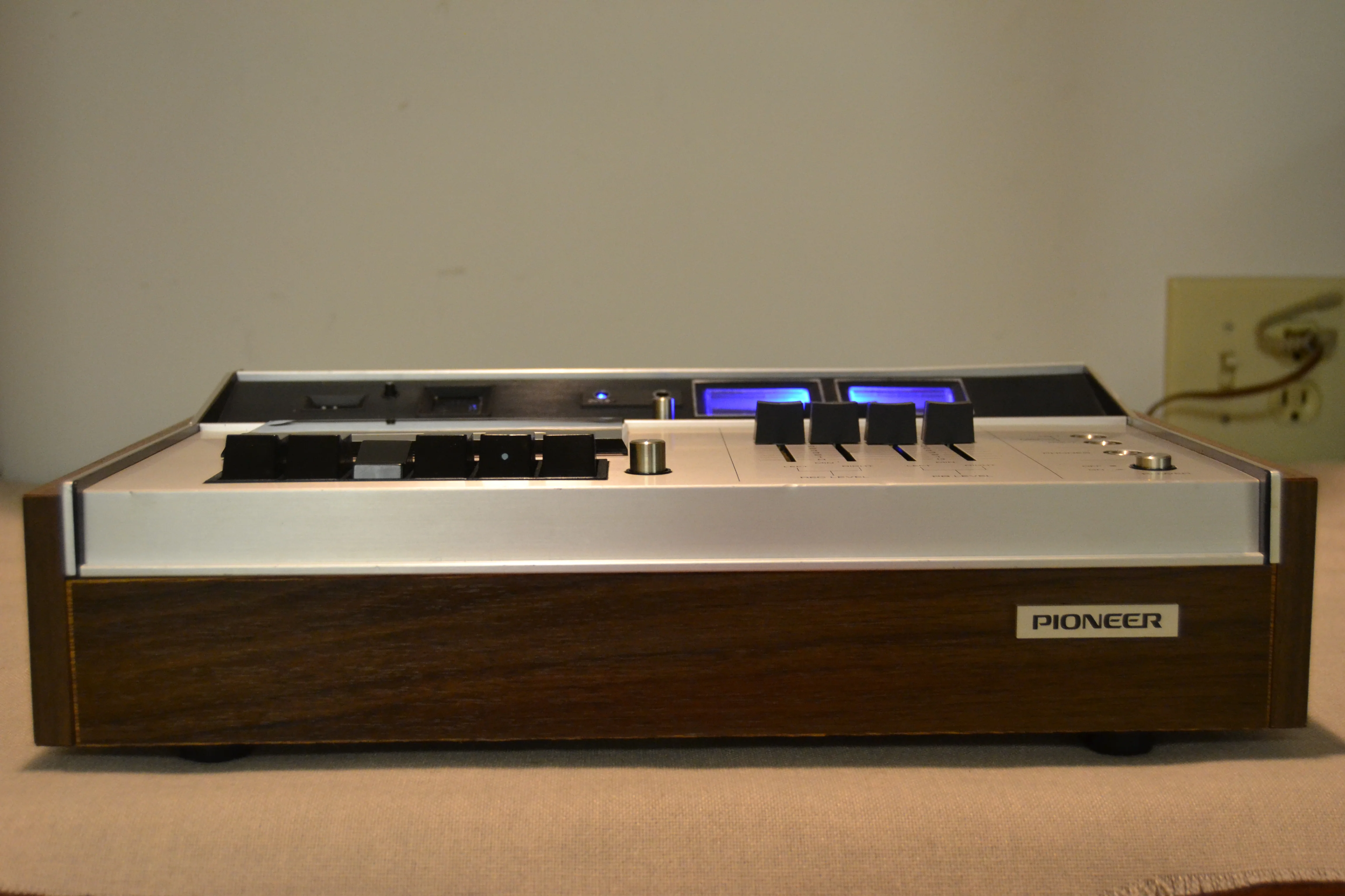 Pioneer CT-4141 Stereo Cassette Tape Deck (1972-77) 8 Fully Serviced * New Belts - Image 5