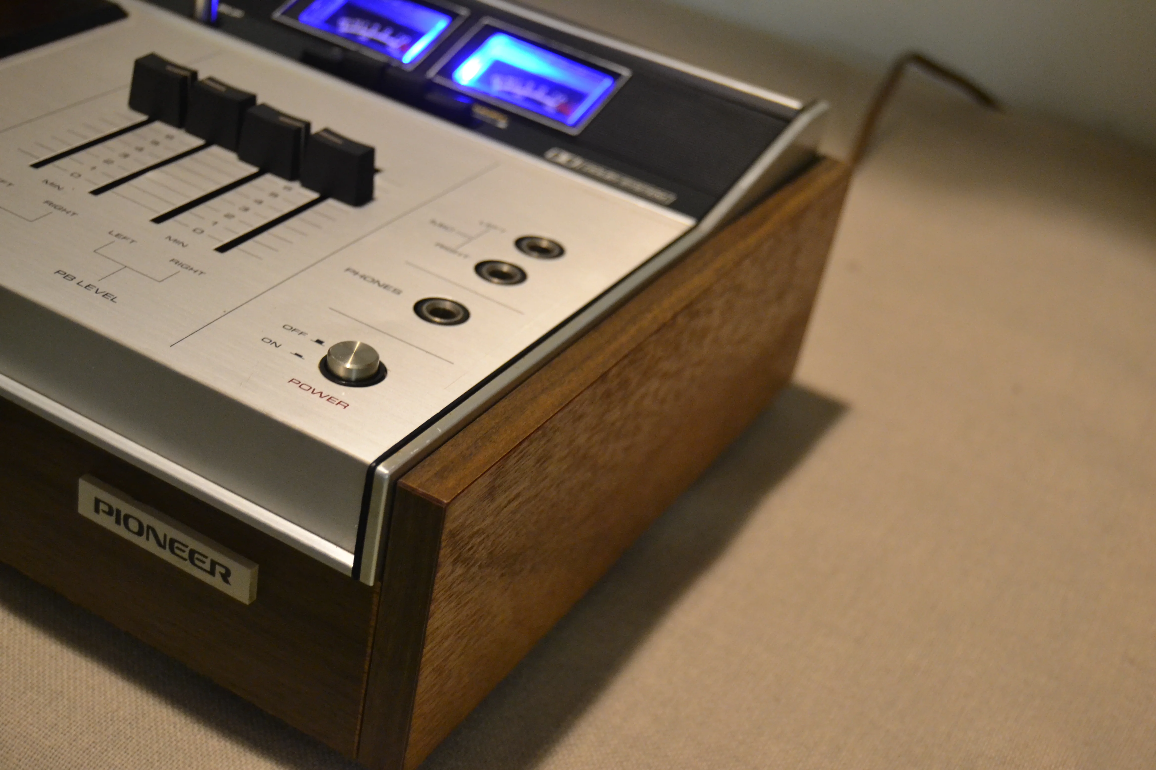 Pioneer CT-4141 Stereo Cassette Tape Deck (1972-77) 8 Fully Serviced * New Belts - Image 6