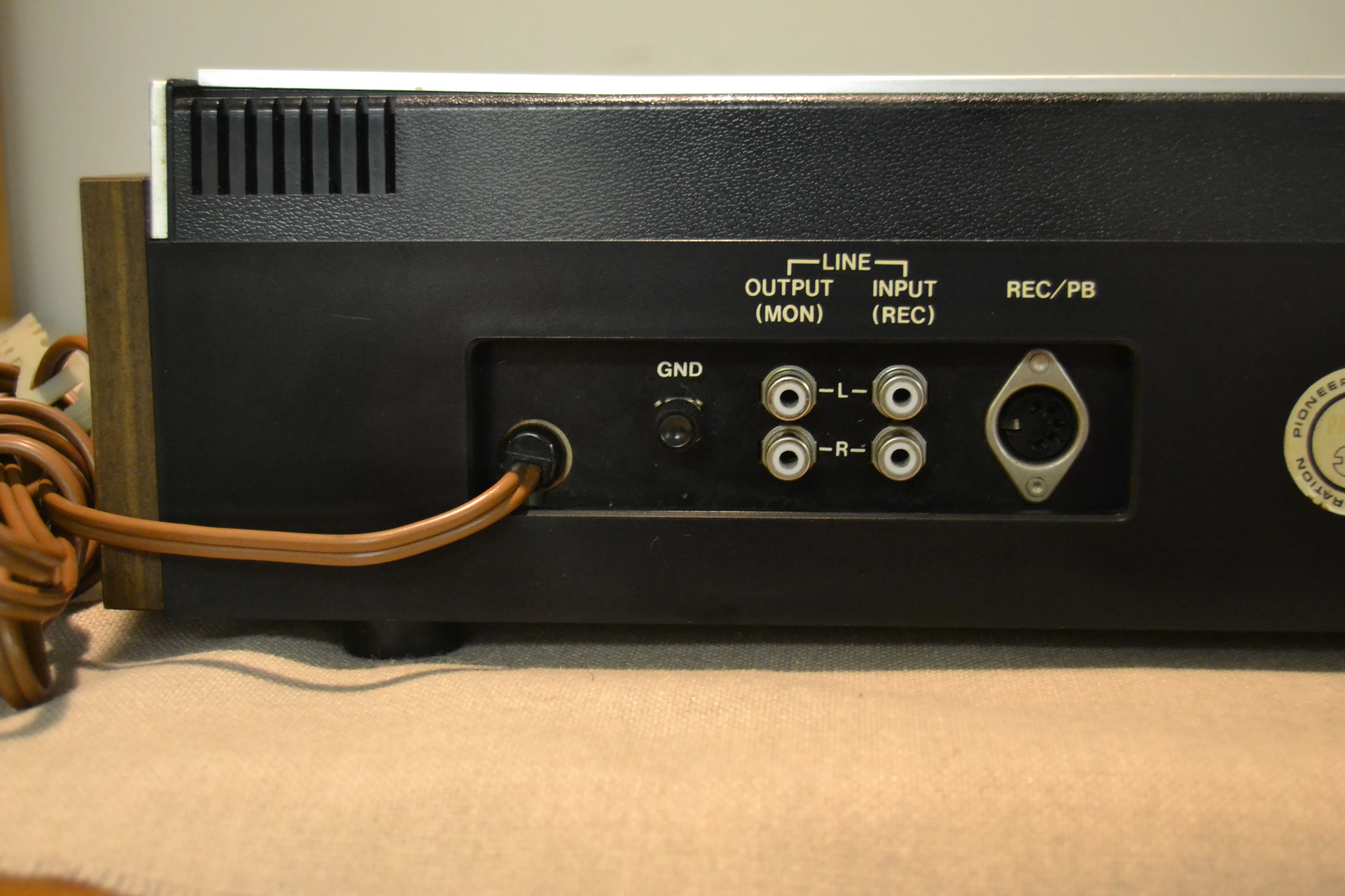 Pioneer CT-4141 Stereo Cassette Tape Deck (1972-77) 8 Fully Serviced * New Belts - Image 9