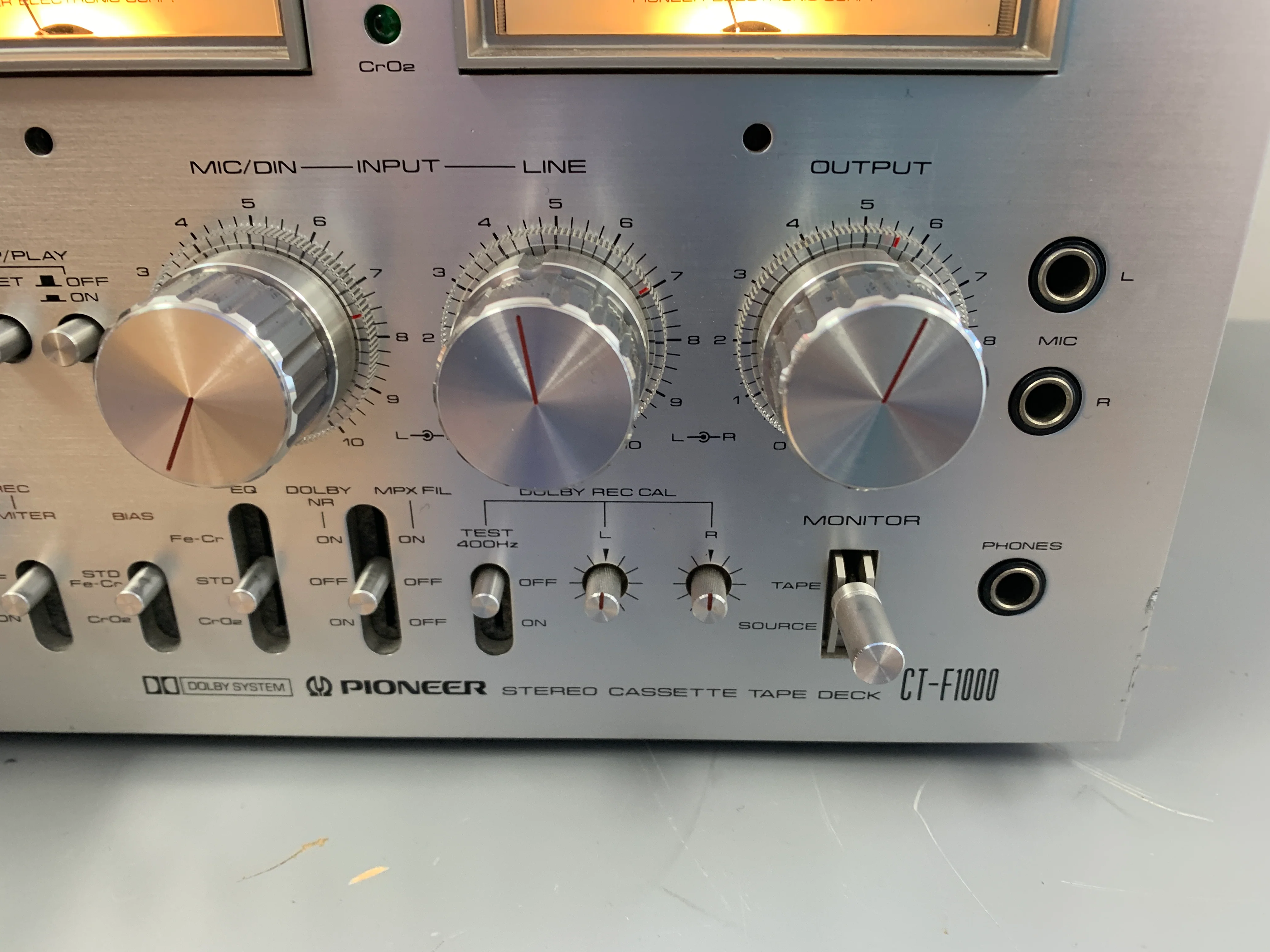 Pioneer CT-F-1000 Single Cassette Deck * Recapped in 2020 * Serviced * $100 USA Flat Shipping - Image 10