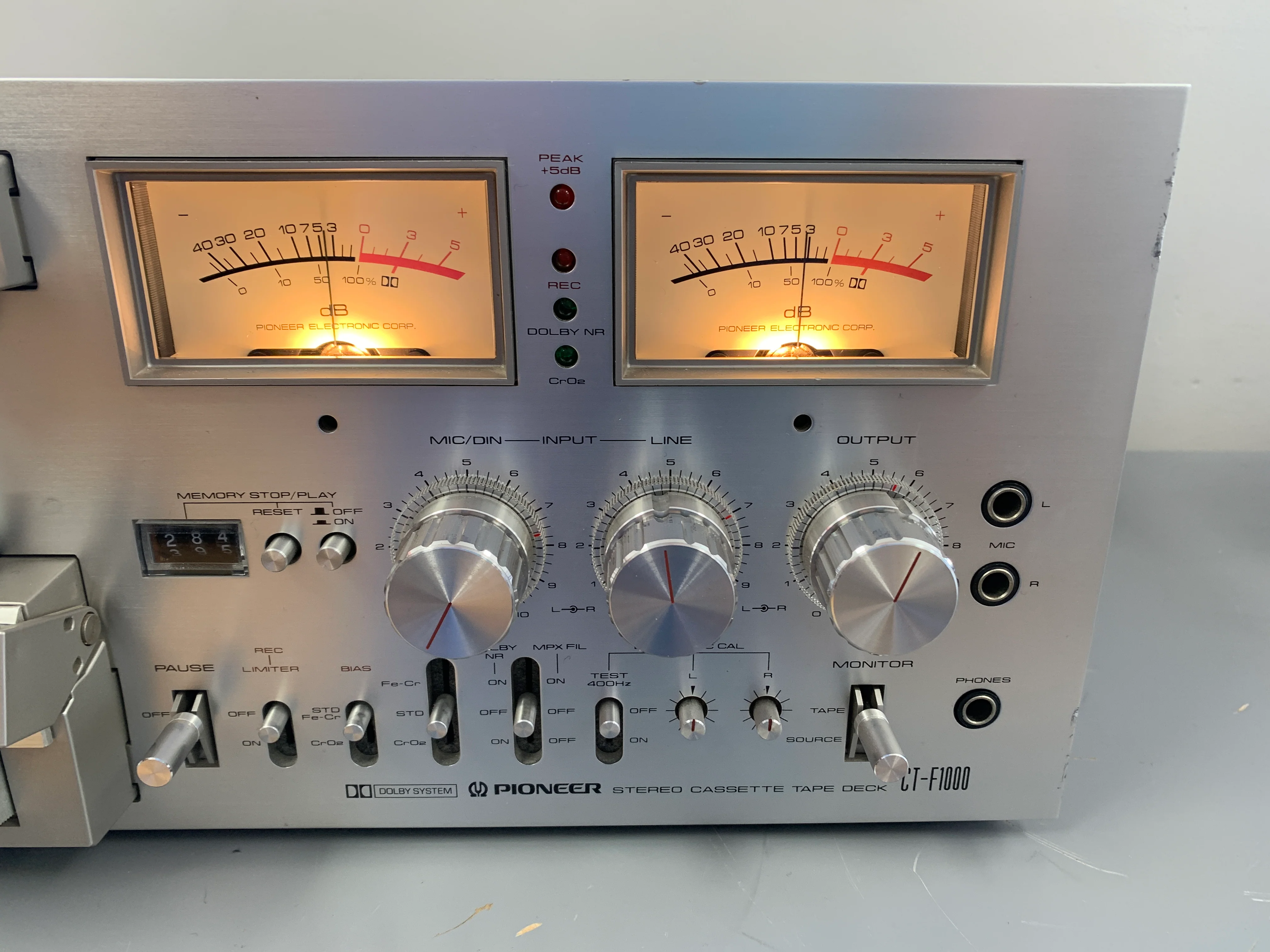 Pioneer CT-F-1000 Single Cassette Deck * Recapped in 2020 * Serviced * $100 USA Flat Shipping - Image 6