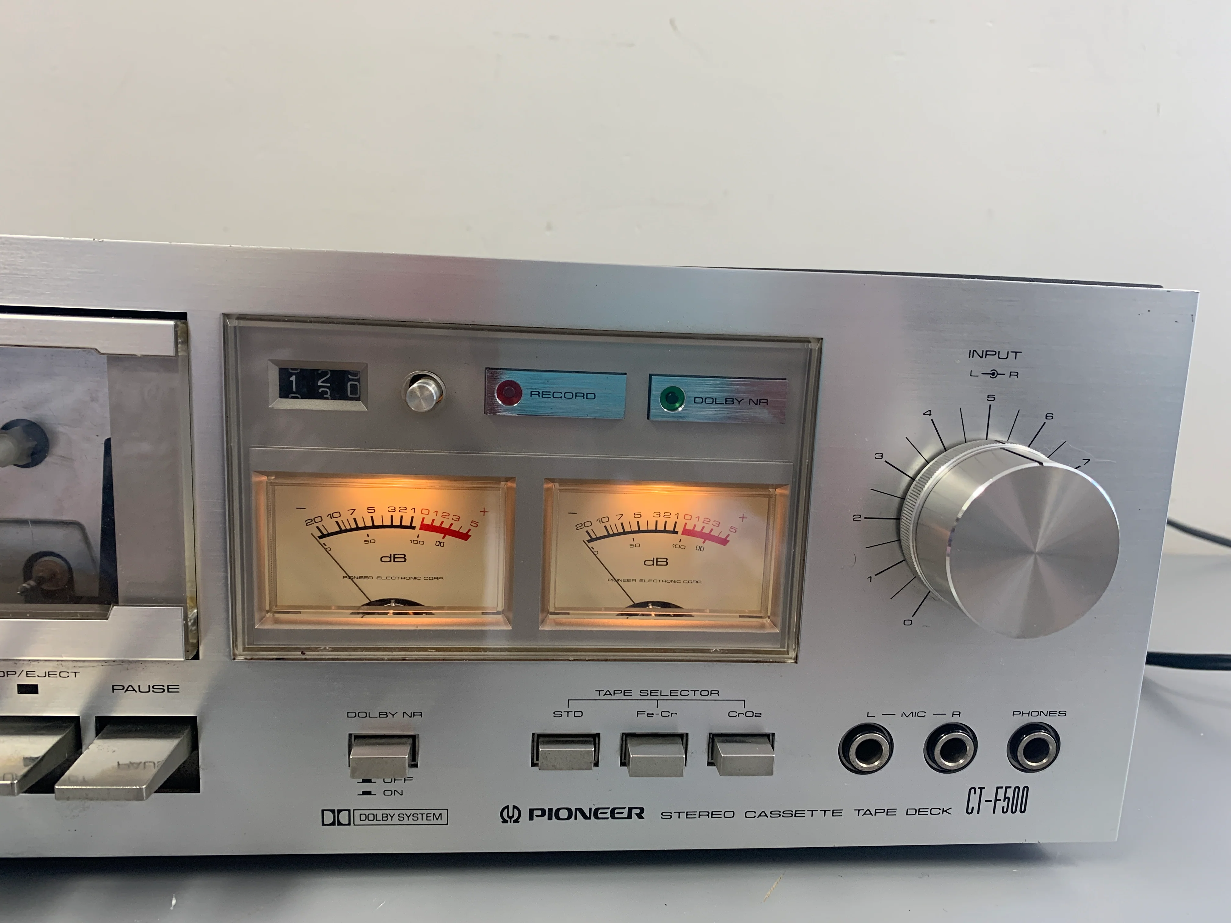 Pioneer CT-F500 Single Cassette Deck - Image 3