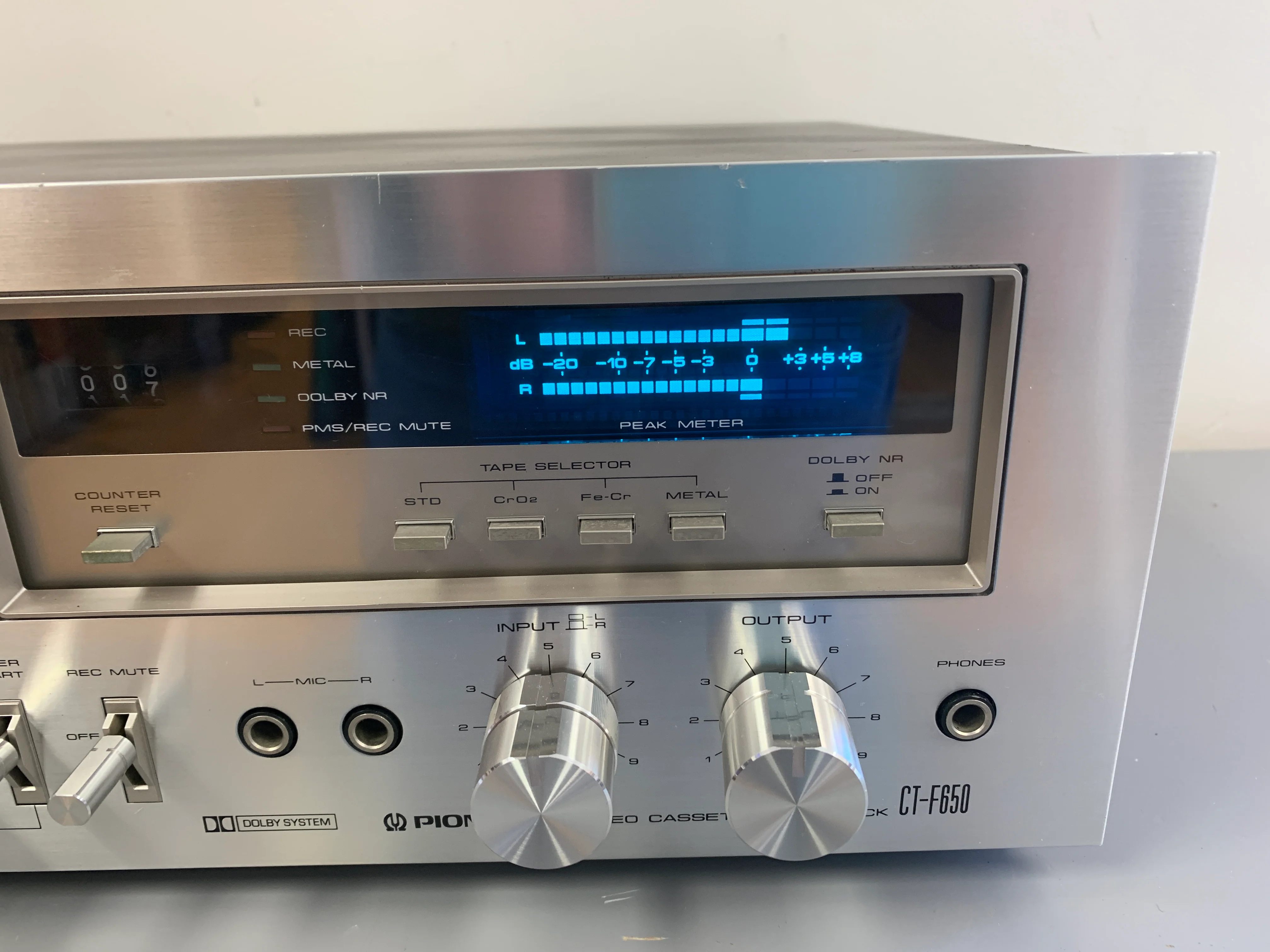 Pioneer CT-F650 Single Cassette Deck - Image 4