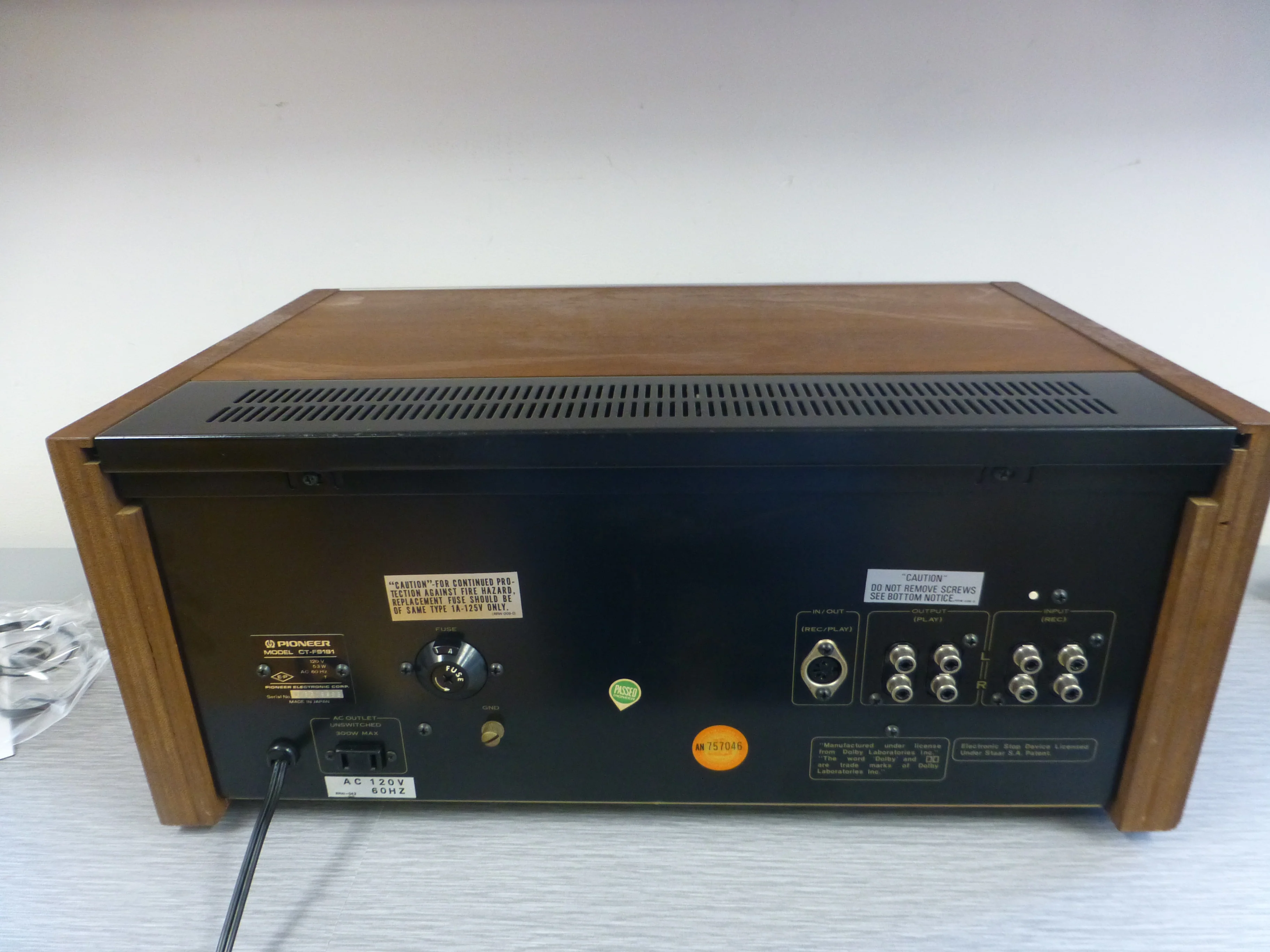 Pioneer CT-F9191 Stereo Cassette Deck * New Belts * Fully Serviced ! * - Image 14