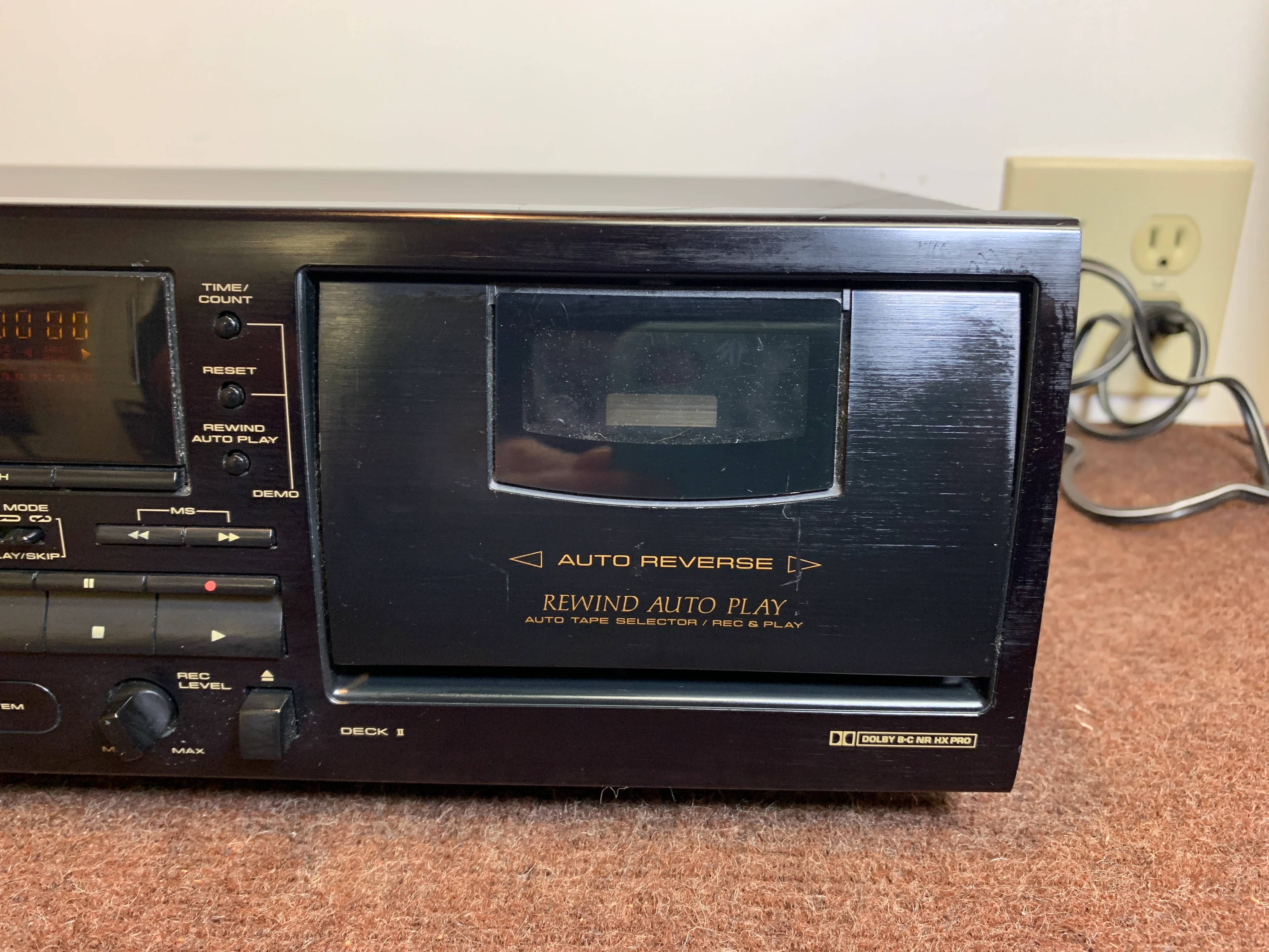 Pioneer CT-W404R Double Cassette Deck - Image 6