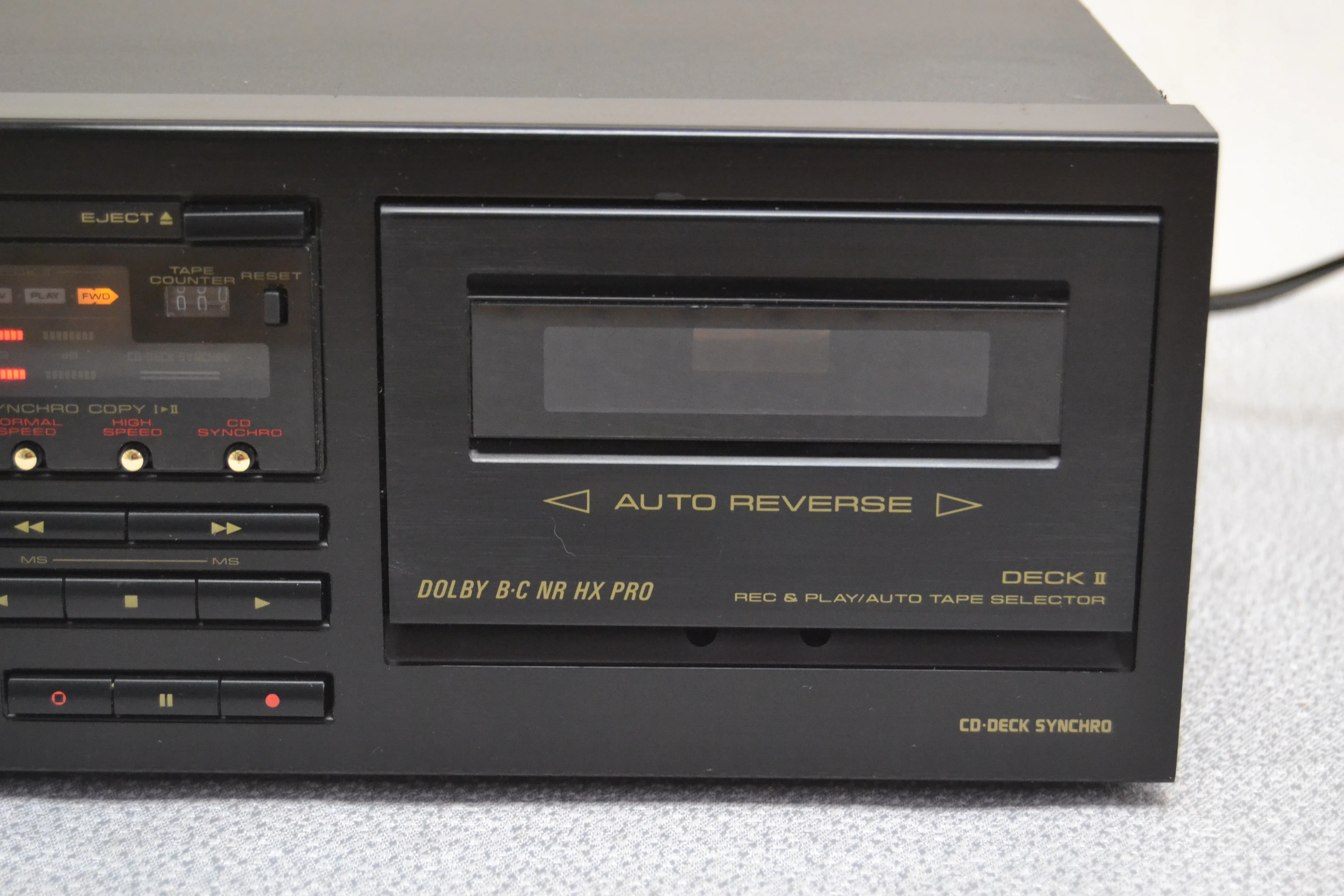 Pioneer CT-W501R Double Cassette Deck * 1992 * Fully Serviced * New Belts - Image 4