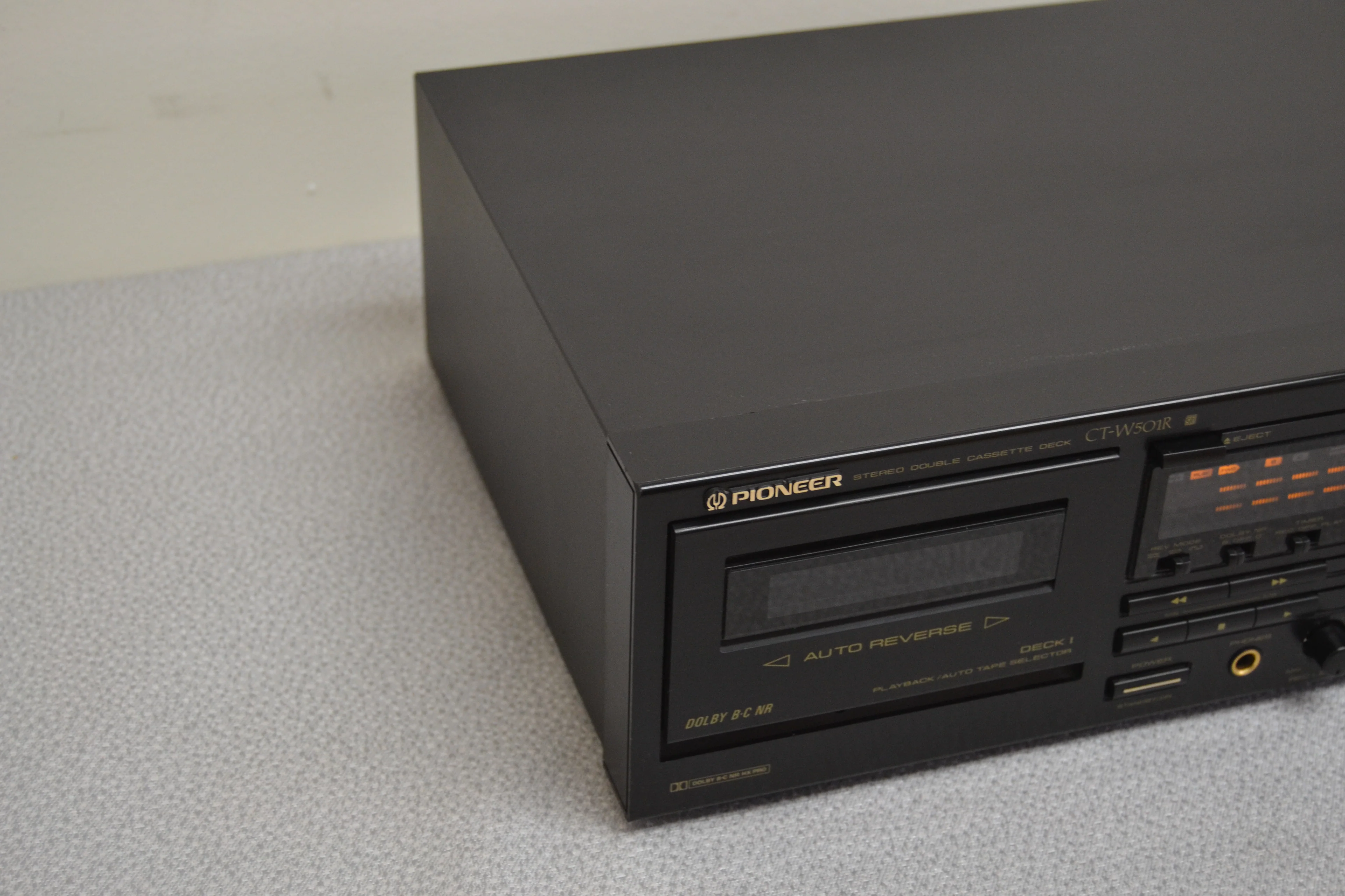 Pioneer CT-W501R Double Cassette Deck * 1992 * Fully Serviced * New Belts - Image 7
