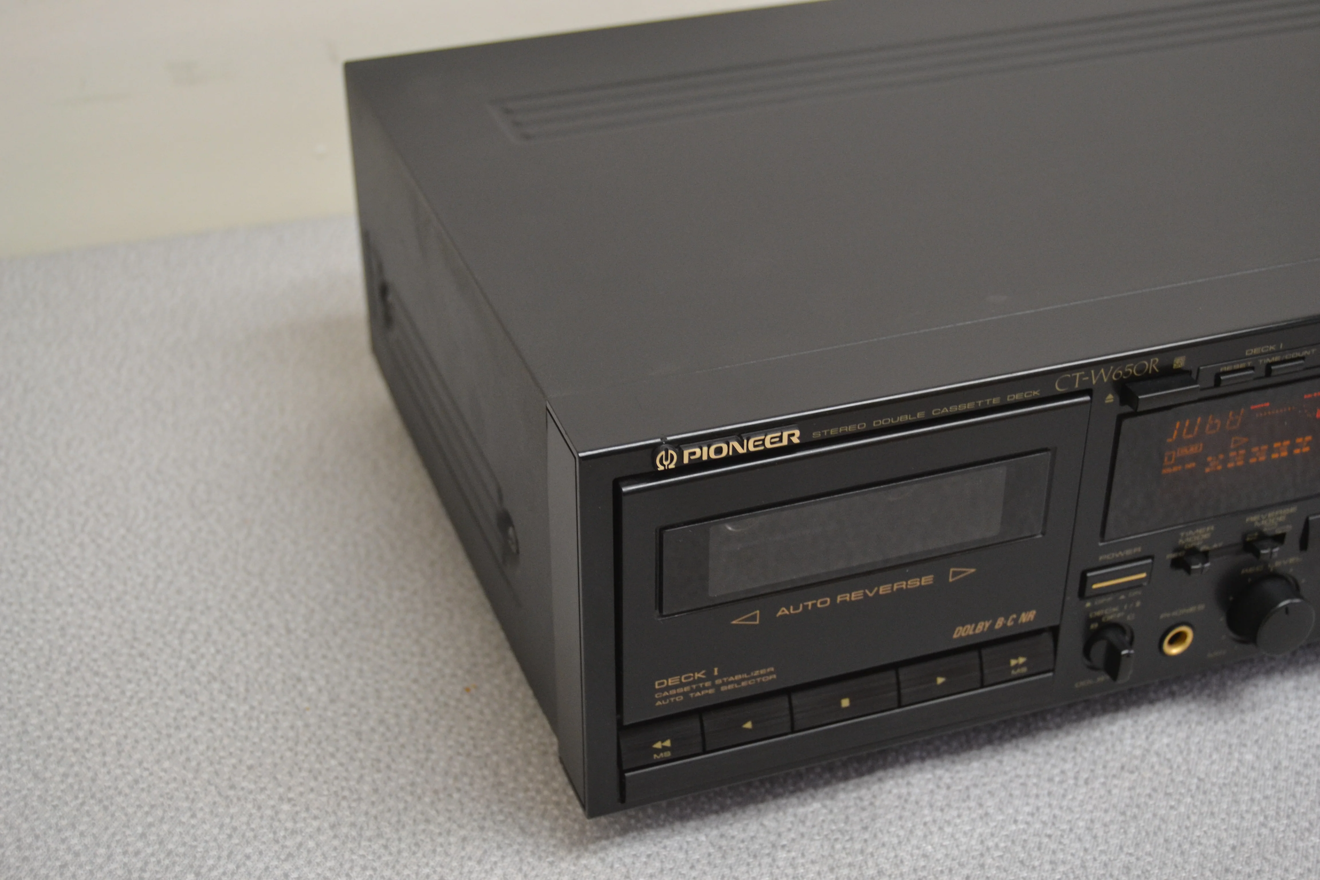 Pioneer CT-W650R Double Cassette Deck (1990-91) * Fully Serviced * New Belts - Image 8