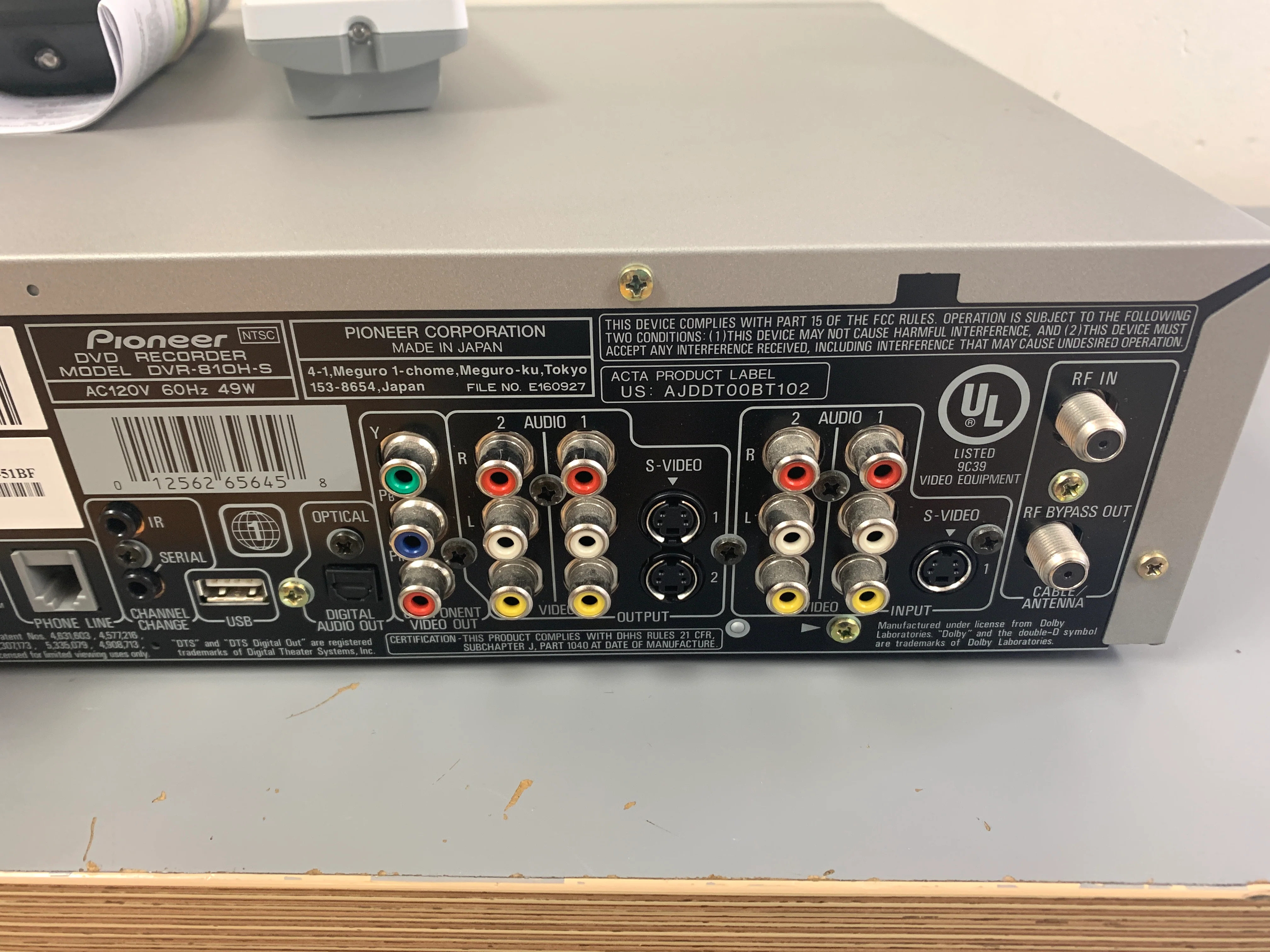 Pioneer DVR-810H DVD & Hard Disk Recorder * Remotes - Image 11